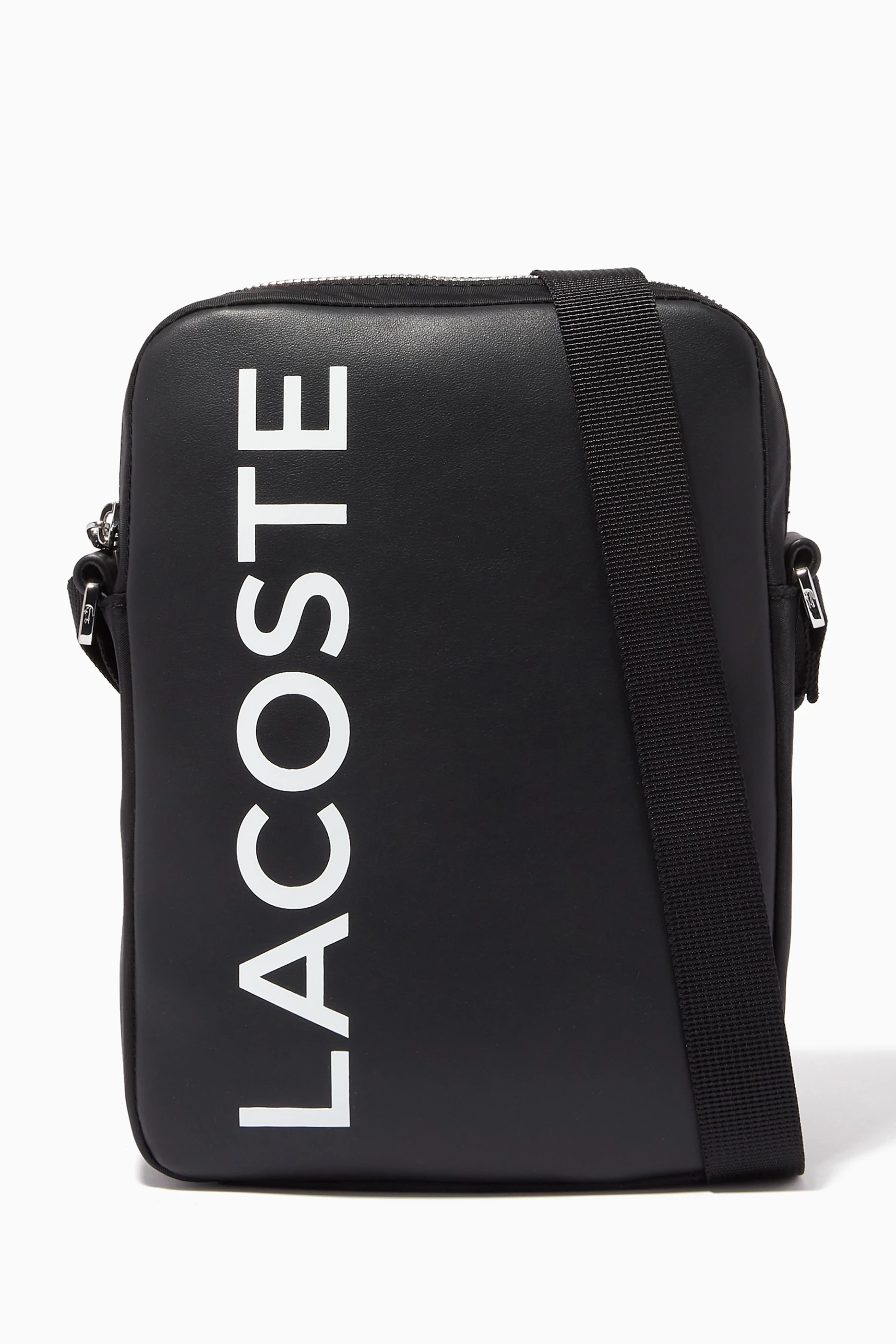 Lacoste leather crossbody discount bag