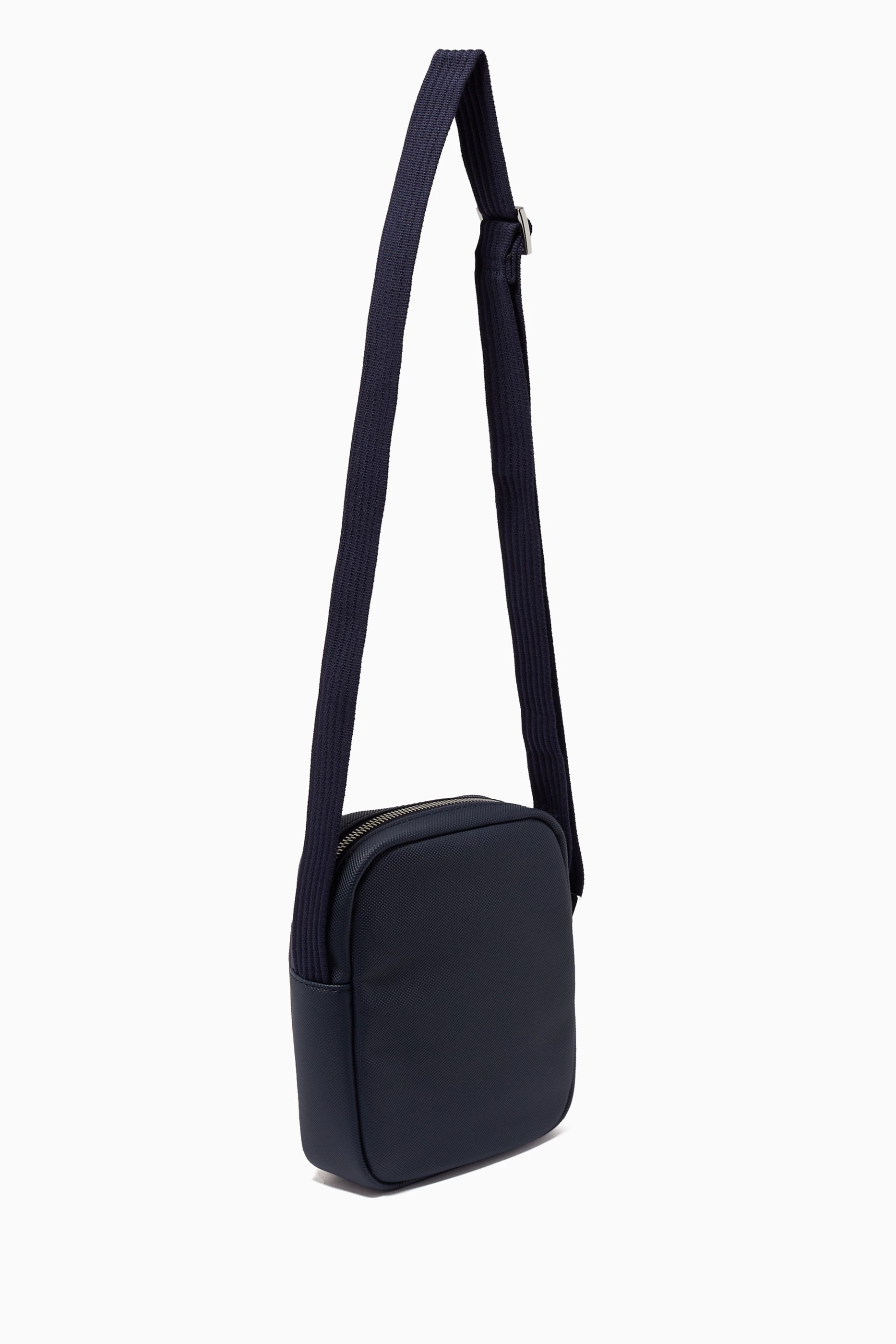 Men's classic petit store piqué vertical zip bag
