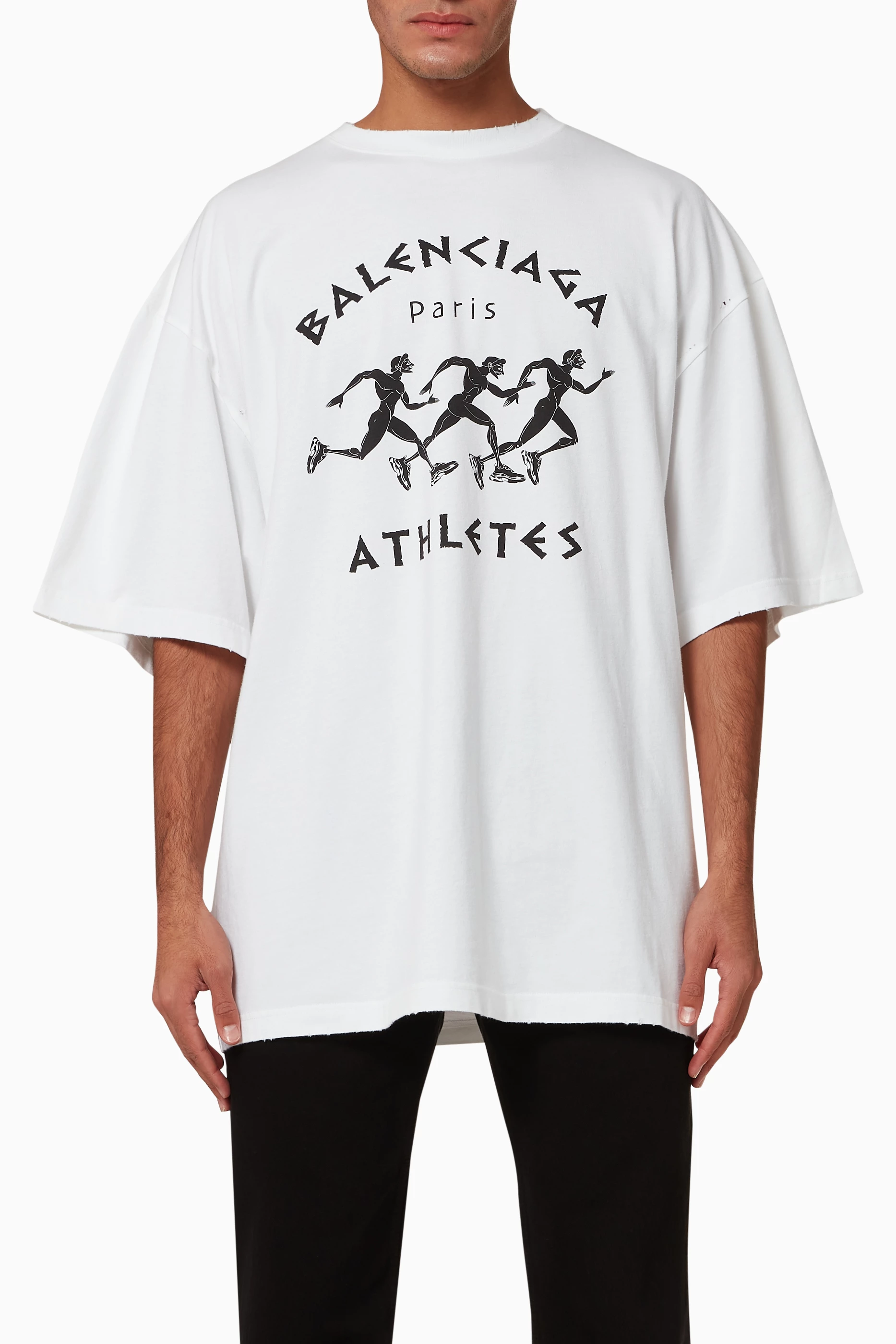 balenciaga athletes tee