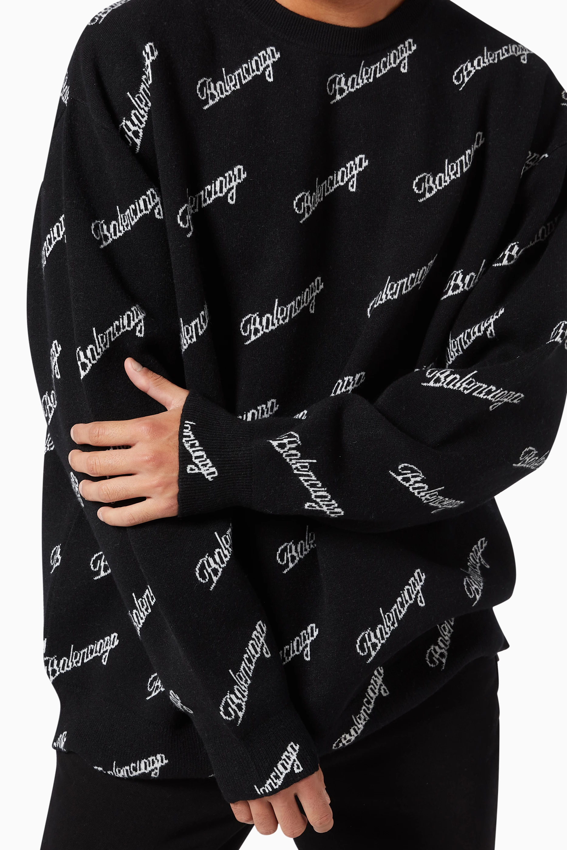 Balenciaga men's logo sweater 2025