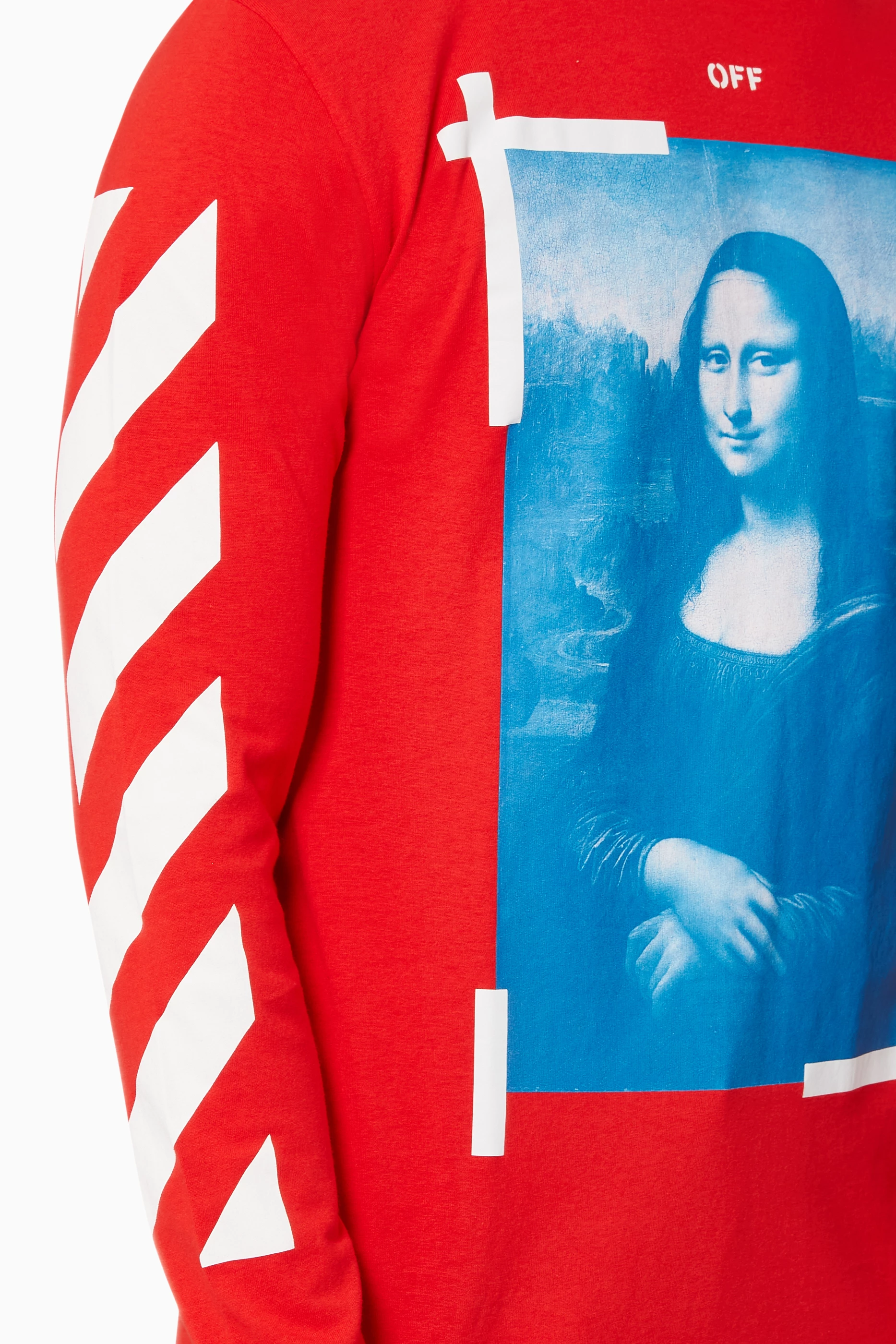 Off white mona sales lisa long sleeve tee