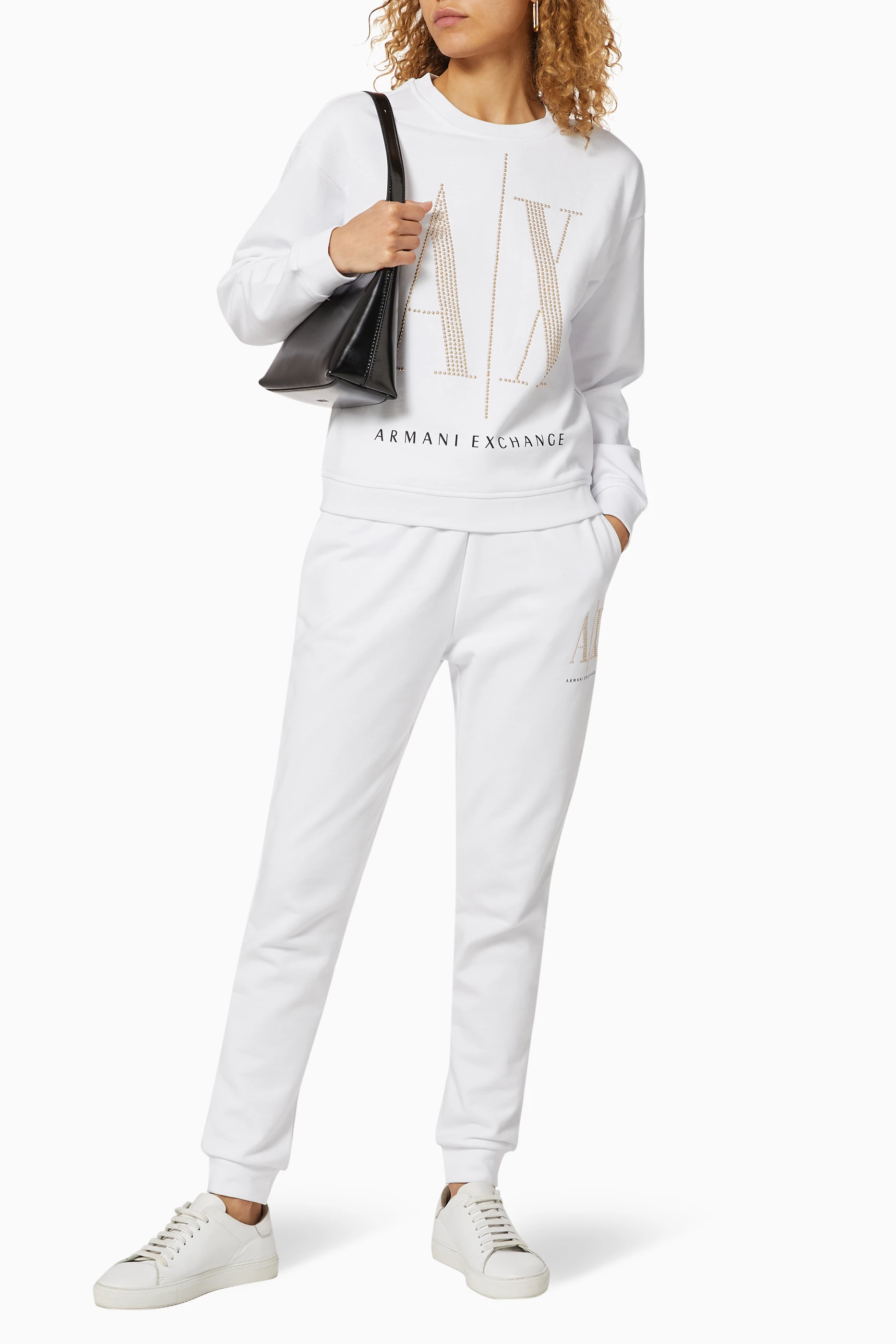 Armani exchange top tracksuit womens