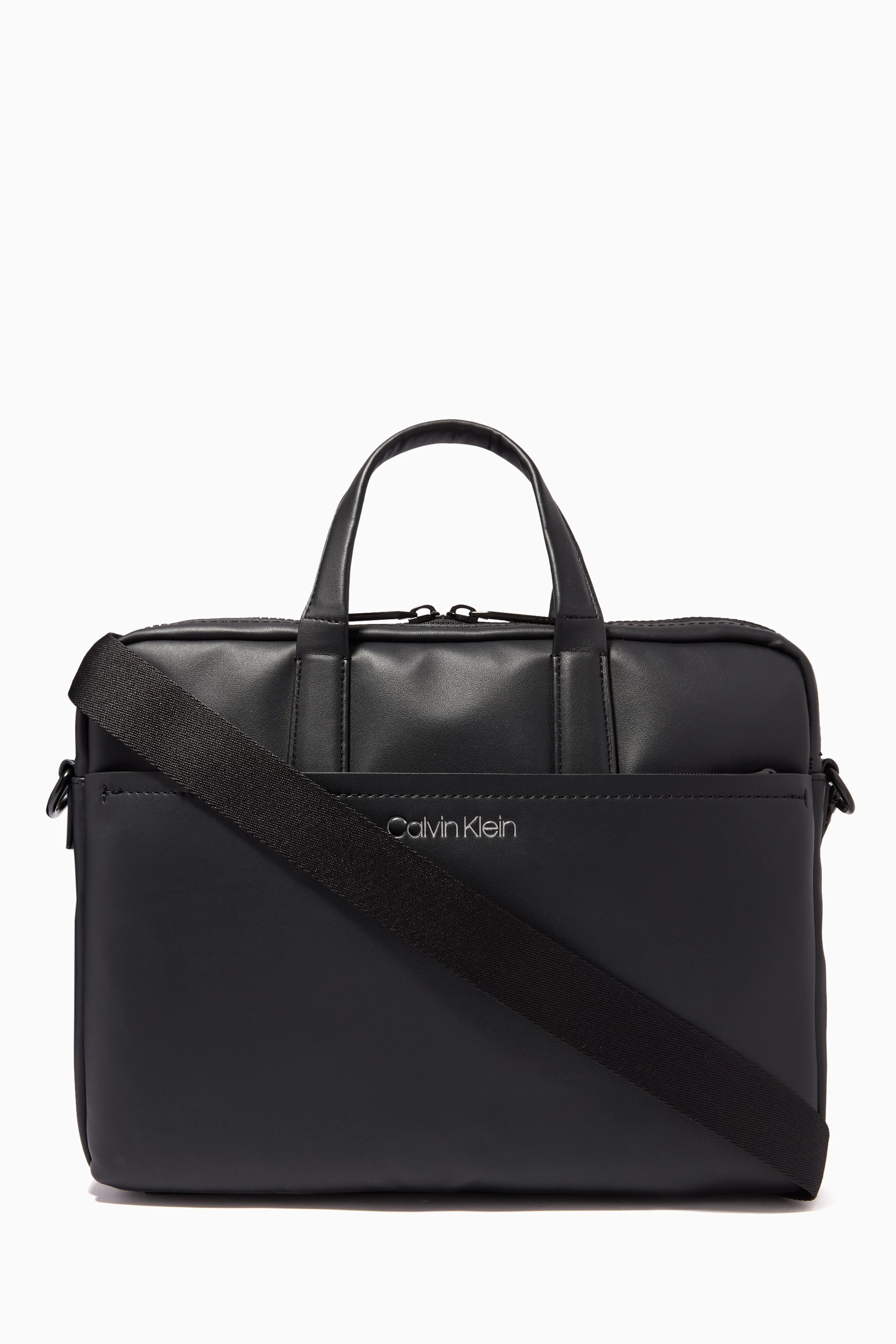 Calvin klein slim laptop bag cheap