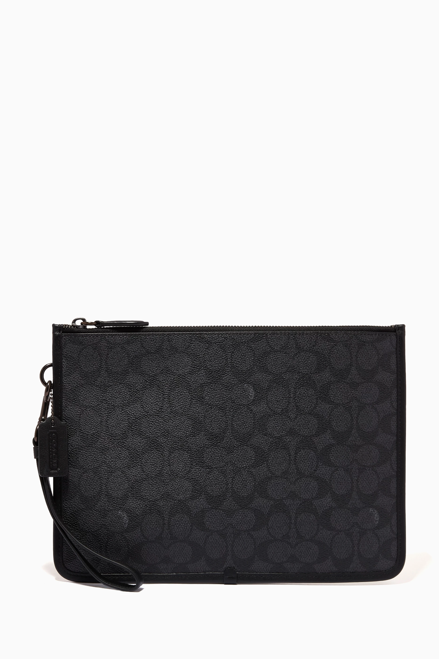 Large pouch outlet in signature canvas