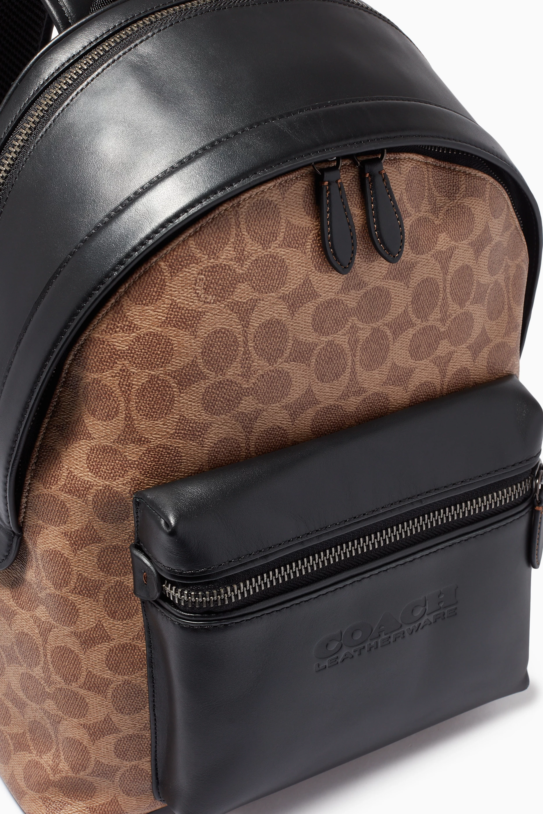 Coach academy backpack outlet in signature canvas