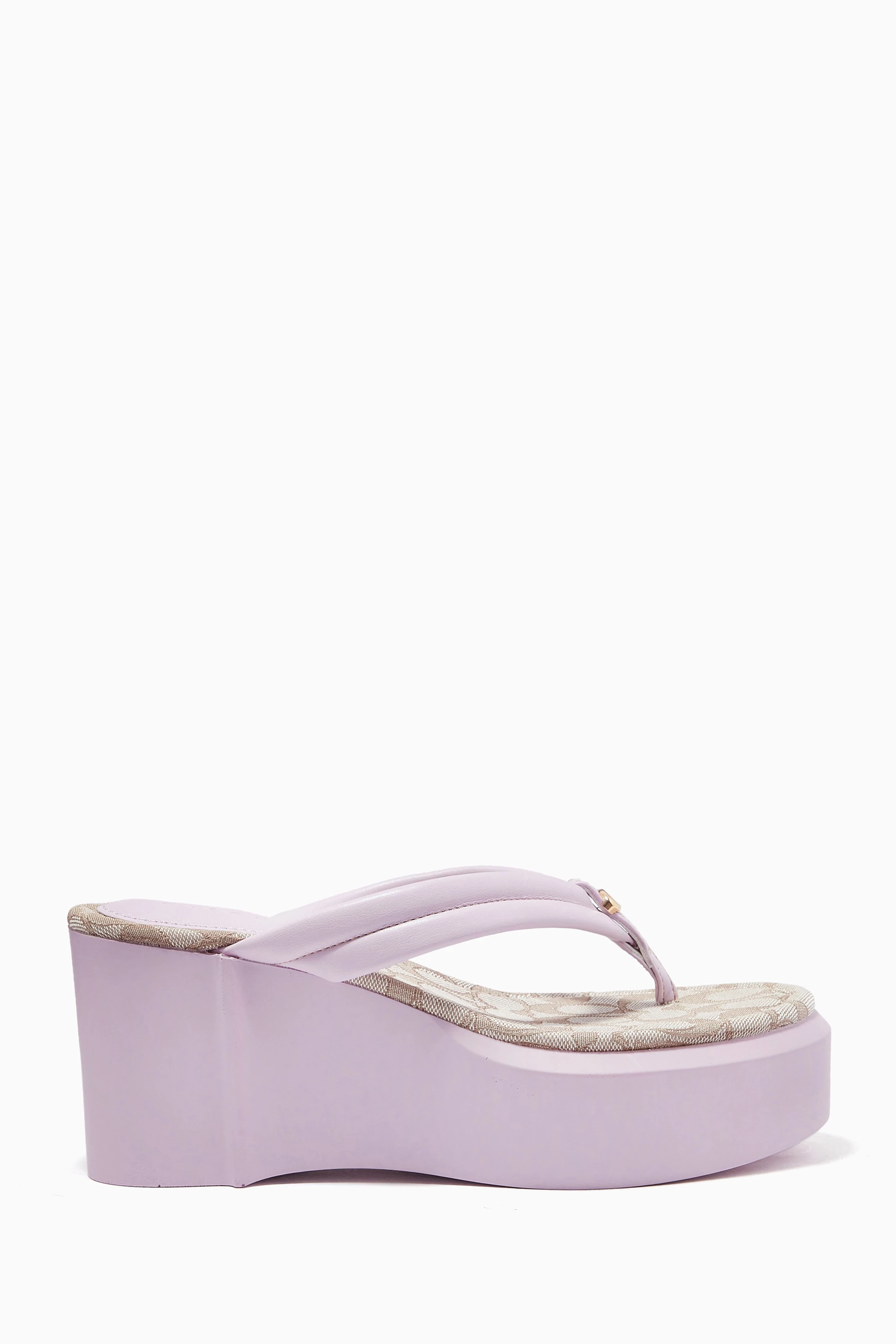 Coach platform flip flops discount