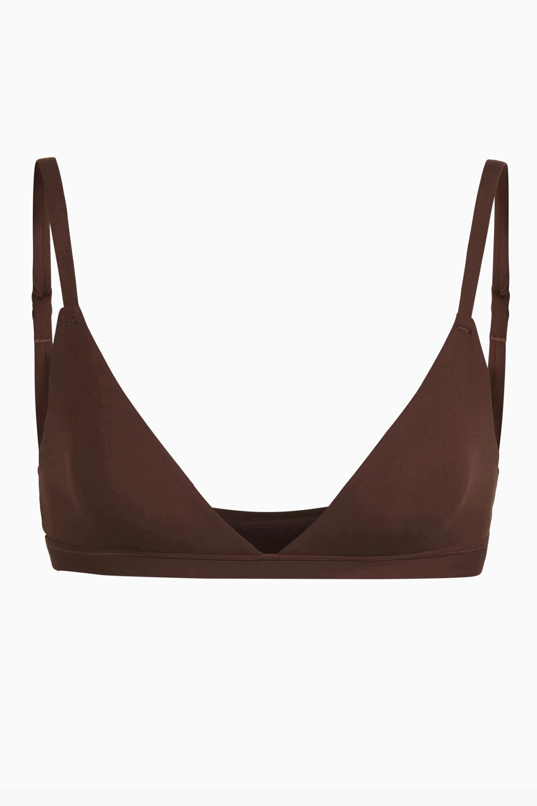 Buy SKIMS Brown Fits Everybody Triangle Bra for Women in UAE