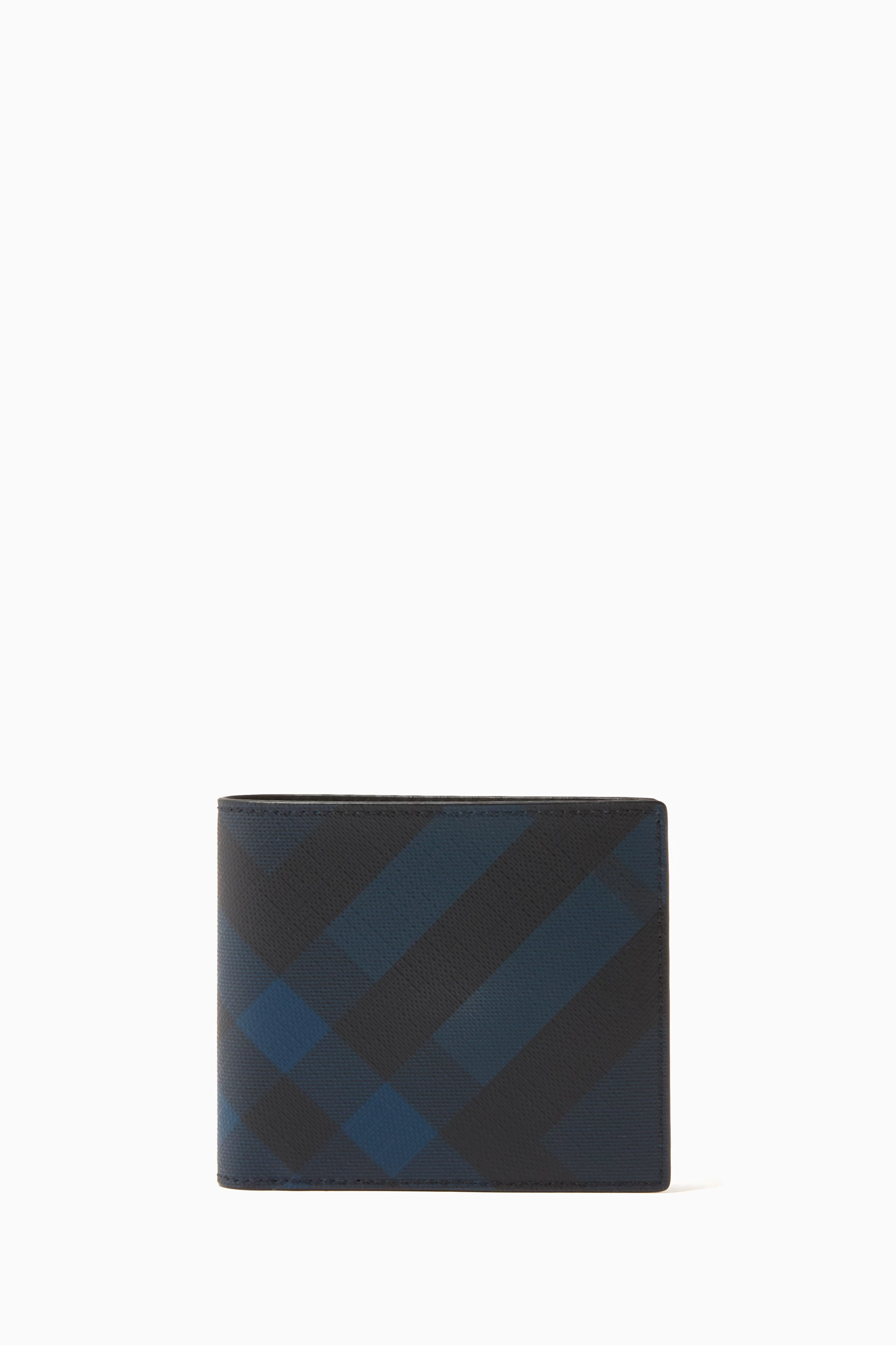 Burberry top wallet navy