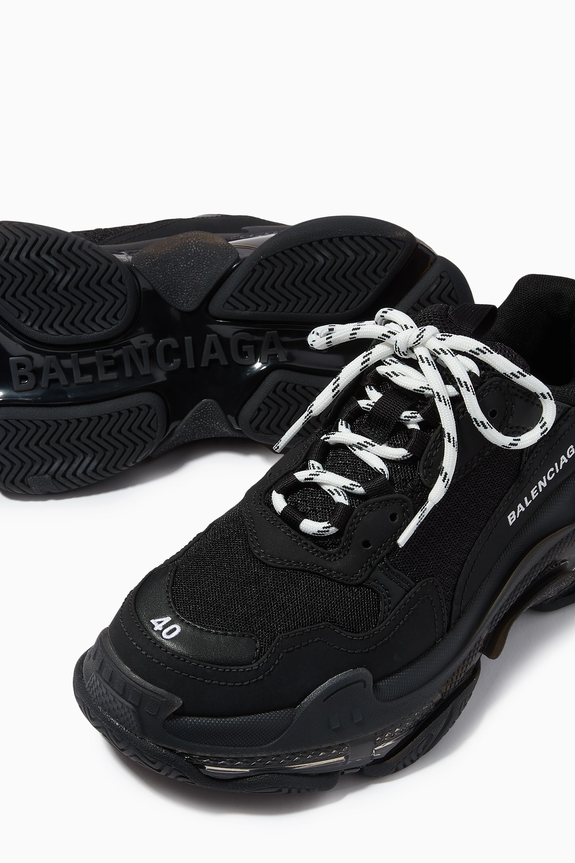 Balenciaga triple s clear sole black new arrivals