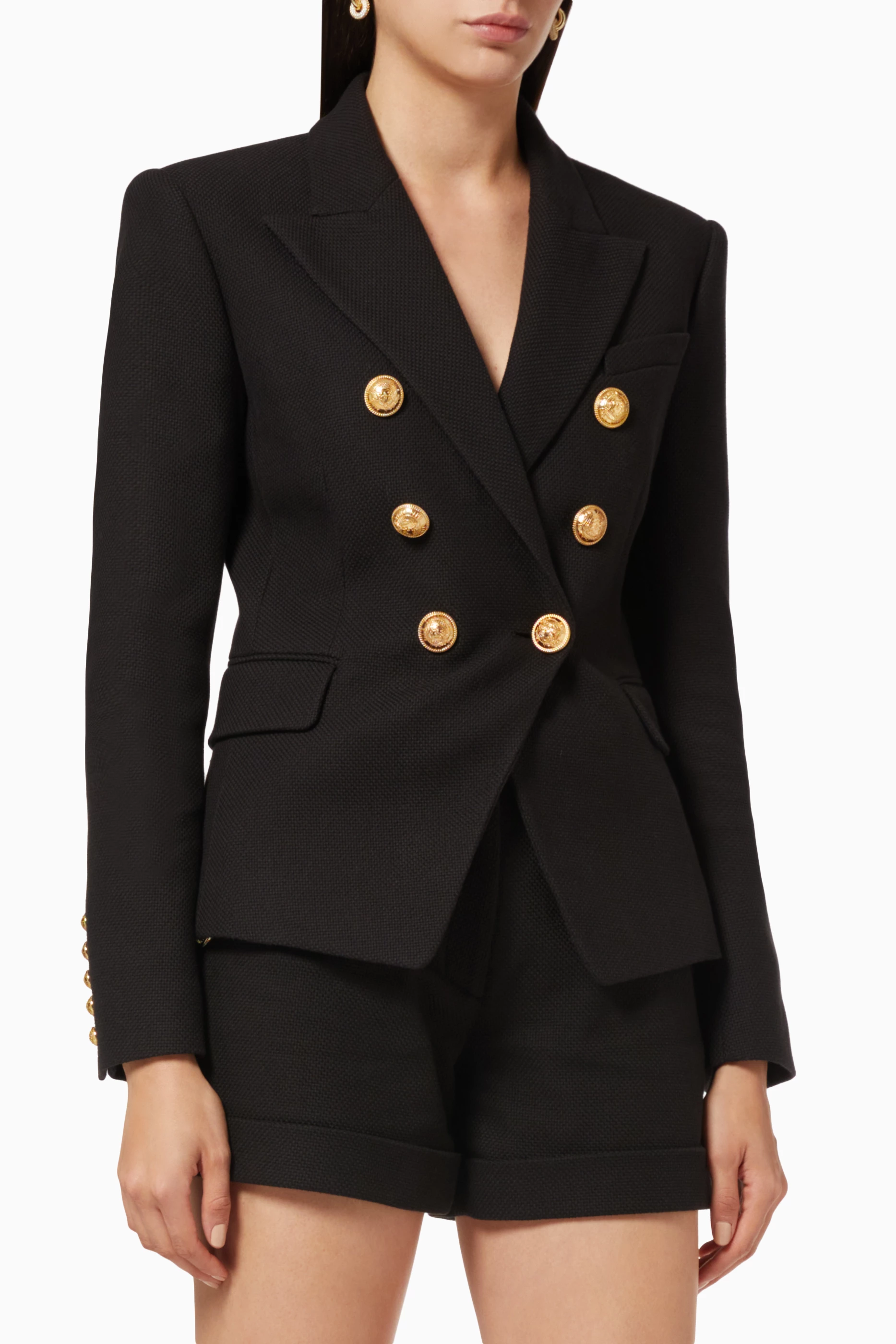 Balmain coat womens best sale