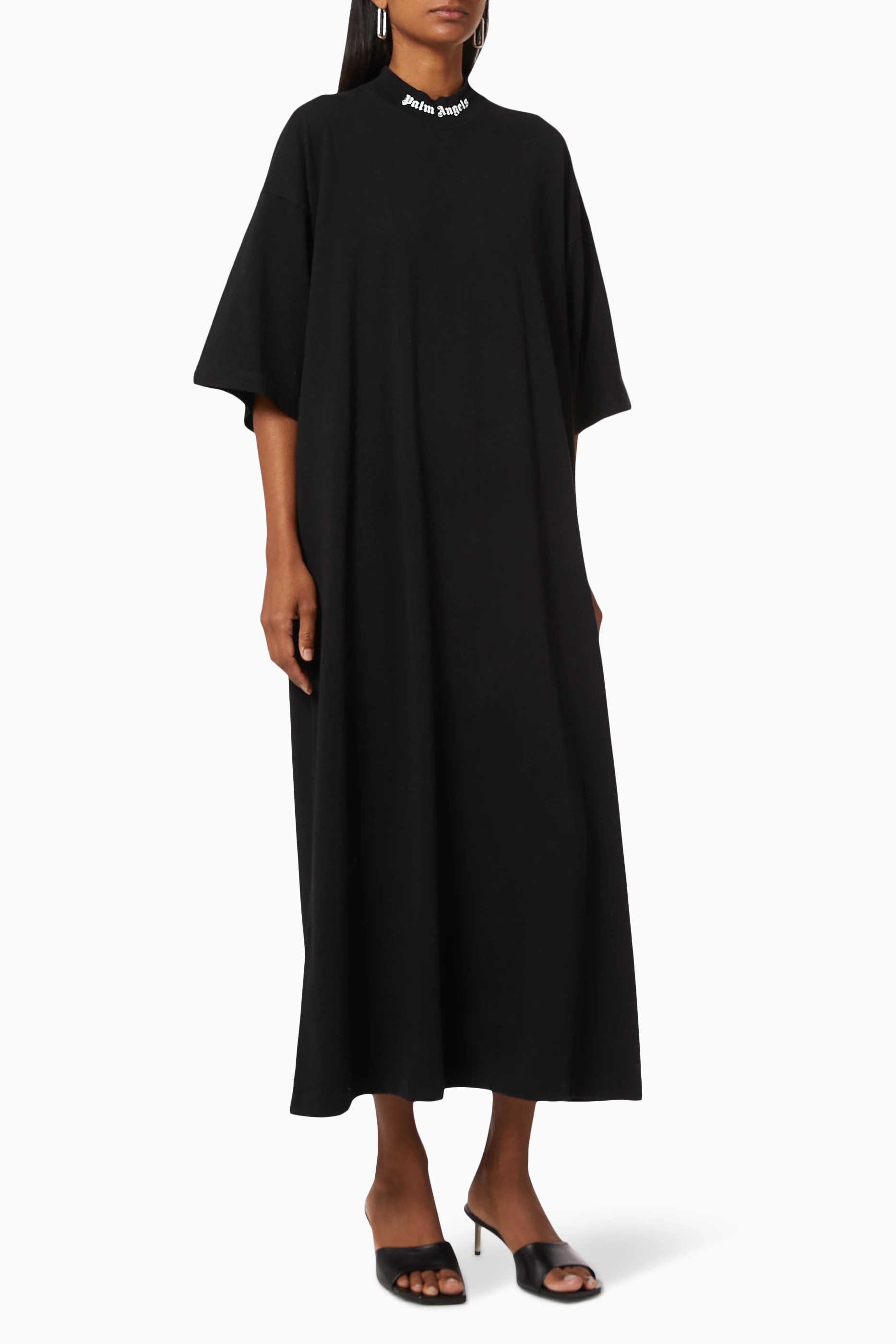 Palm tree shirt dress discount