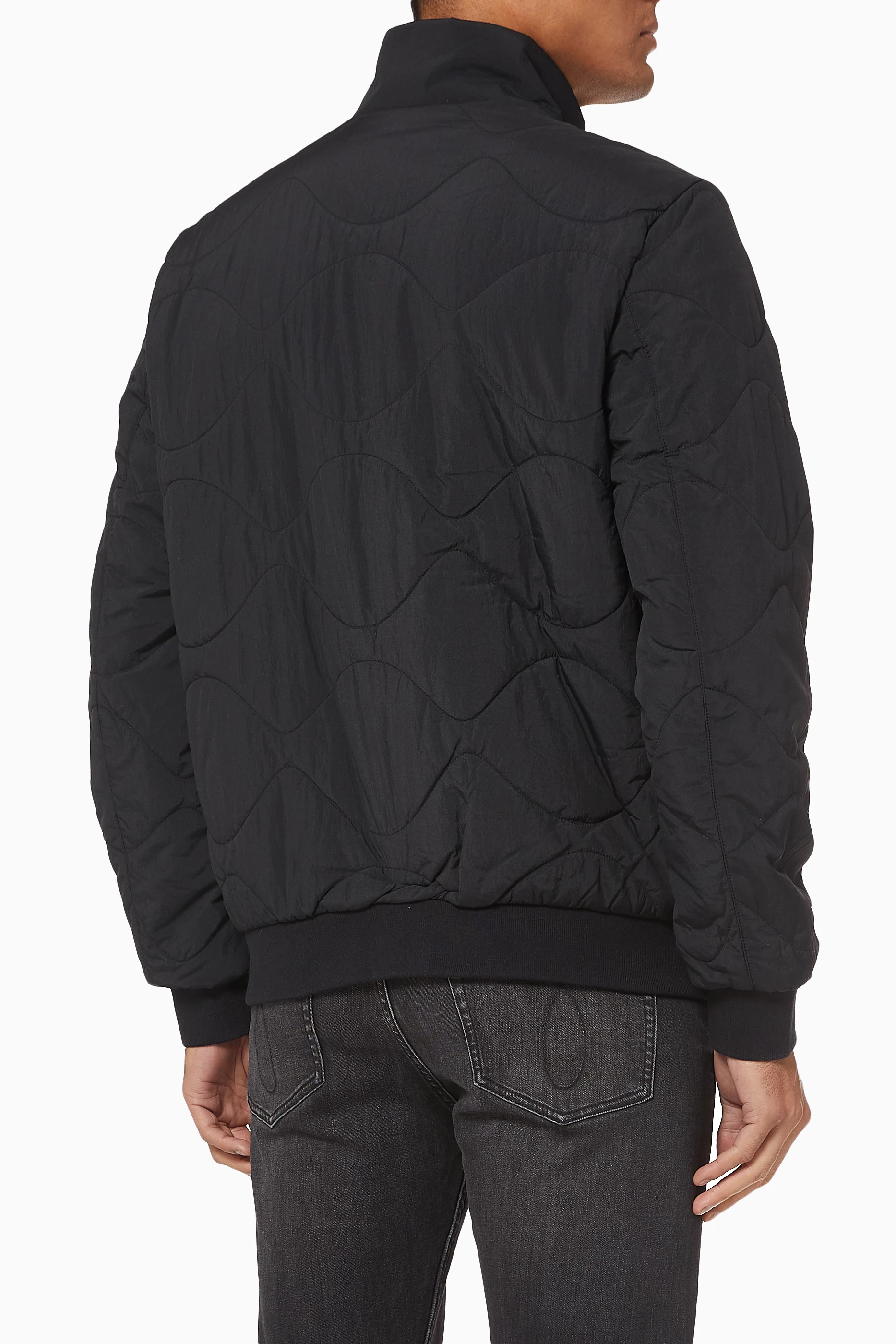 Calvin klein quilted bomber jacket 2025