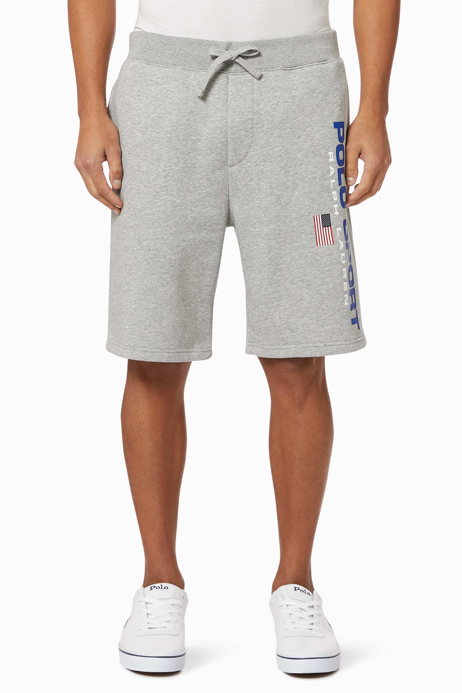 Grey polo sweat new arrivals shorts