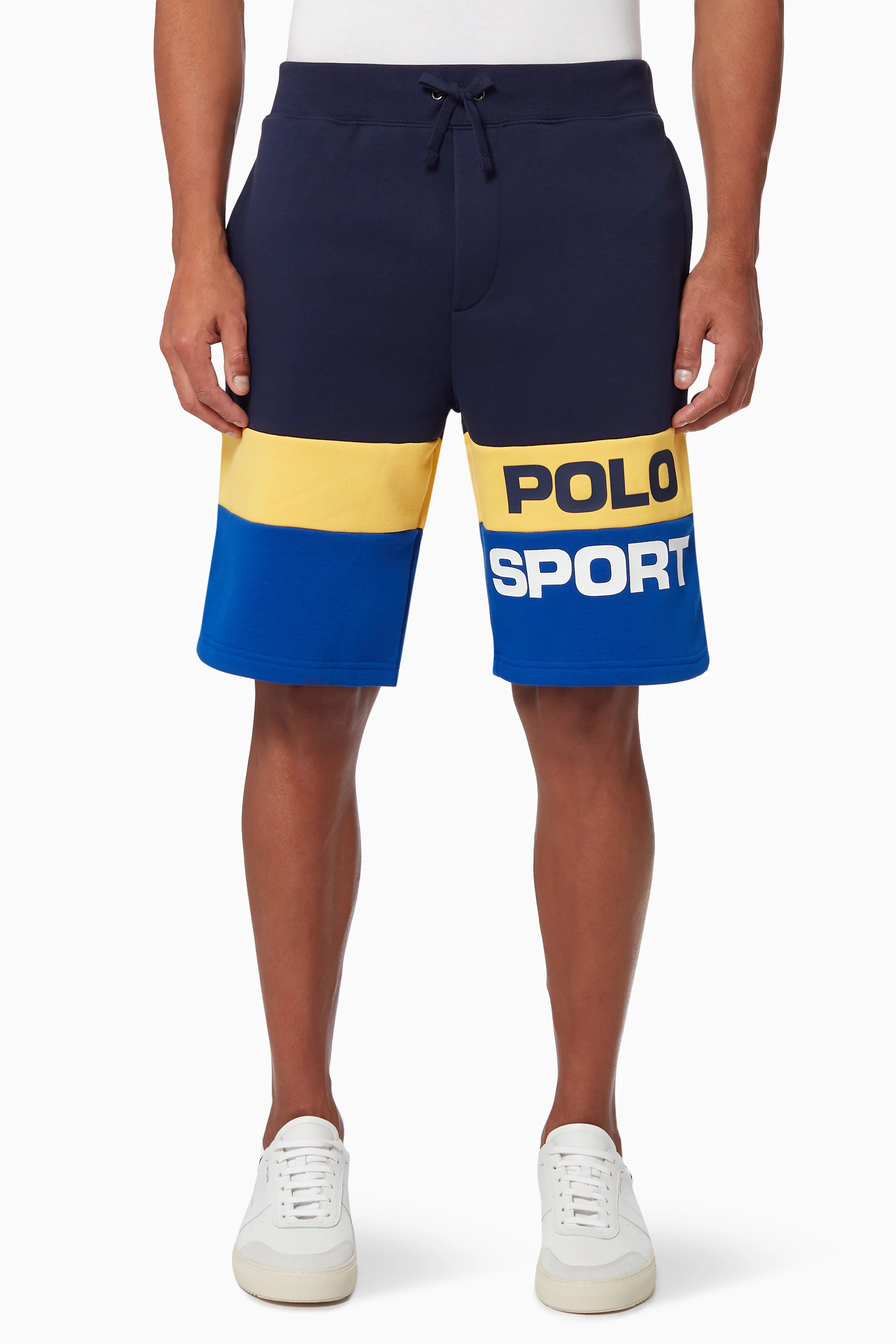 Buy Polo Ralph Lauren Blue Polo Sport Colour Block Jersey Short