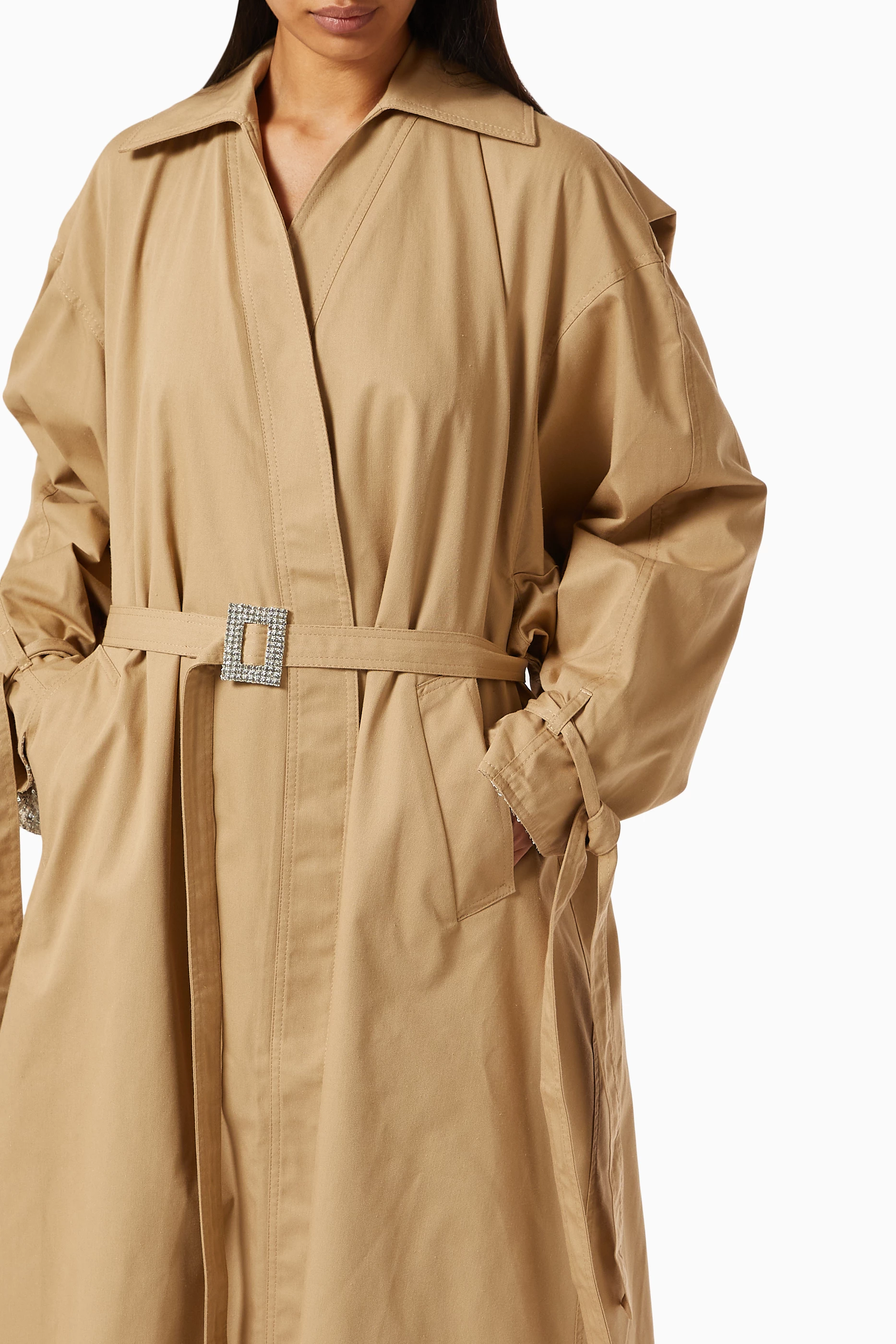 Anouki sequin on sale trench