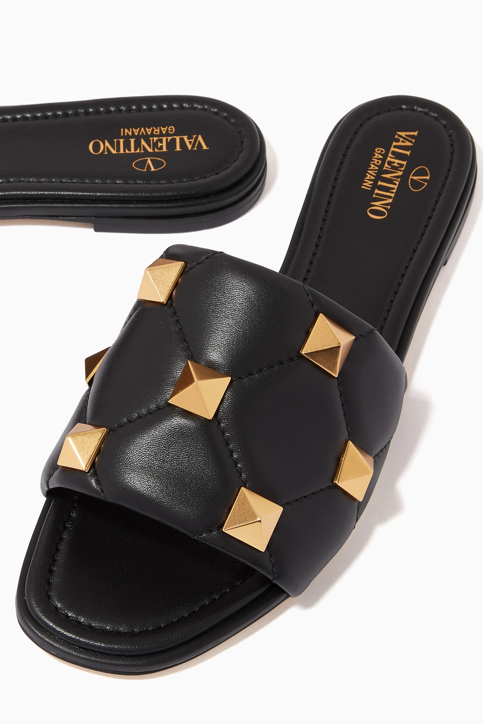 Womens designer sliders clearance valentino