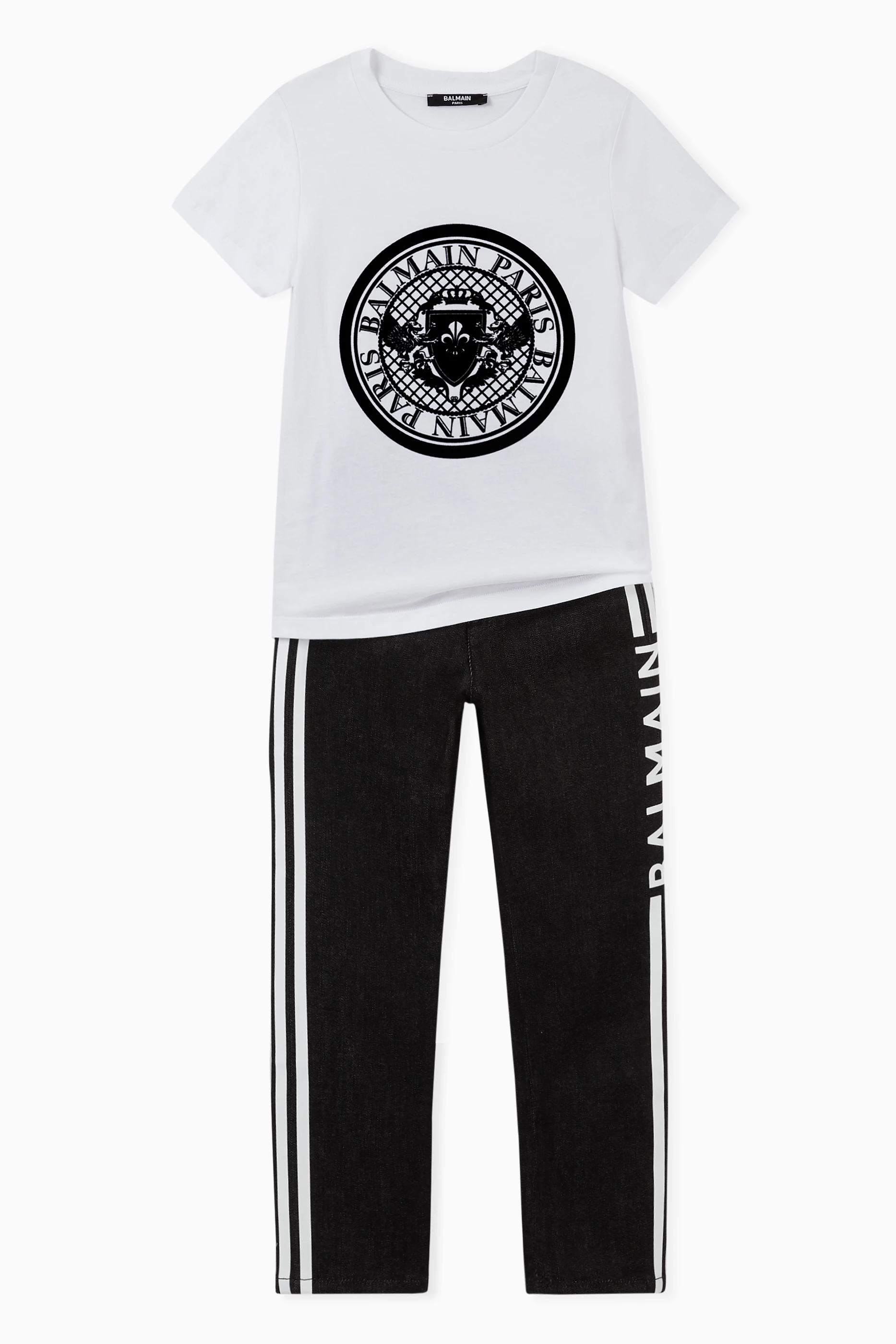 Balmain shop striped jeans
