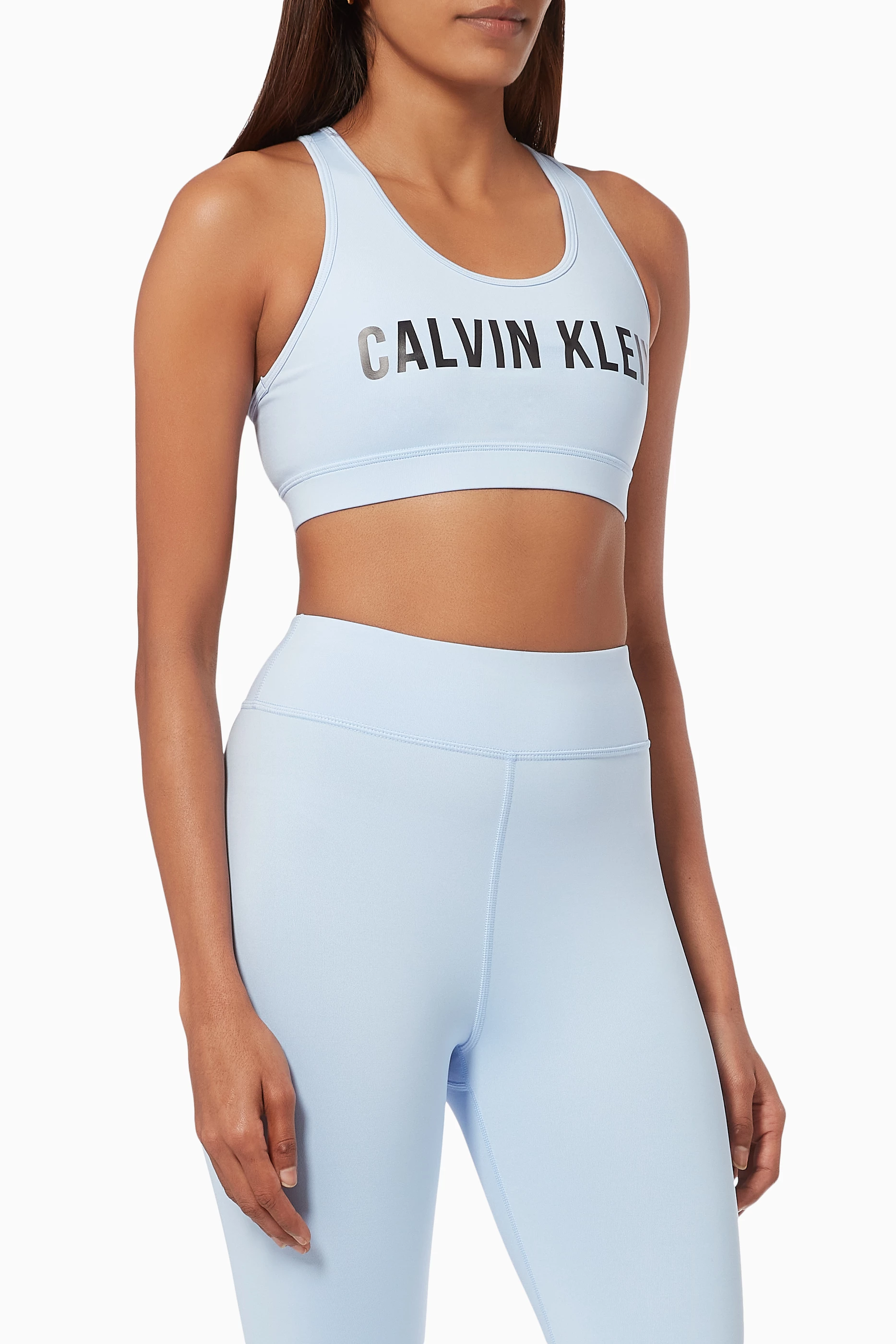 Calvin klein hot sale blue sports bra