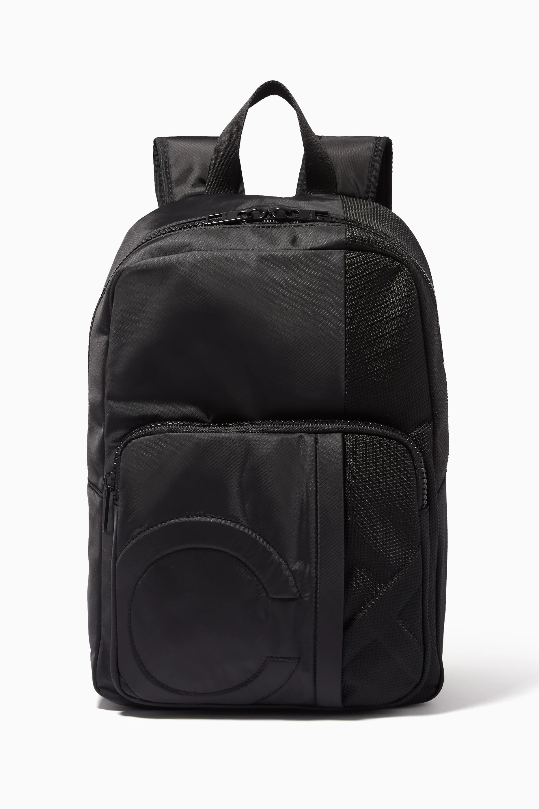 Buy Calvin Klein Black Campus Backpack in Coated Canvas for Men in