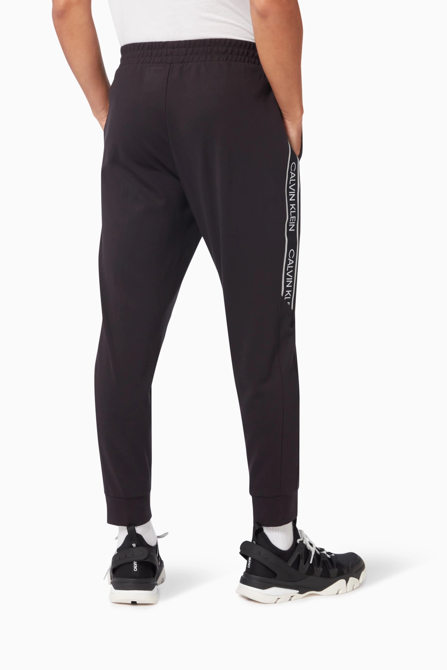 Calvin klein tape waist joggers shop
