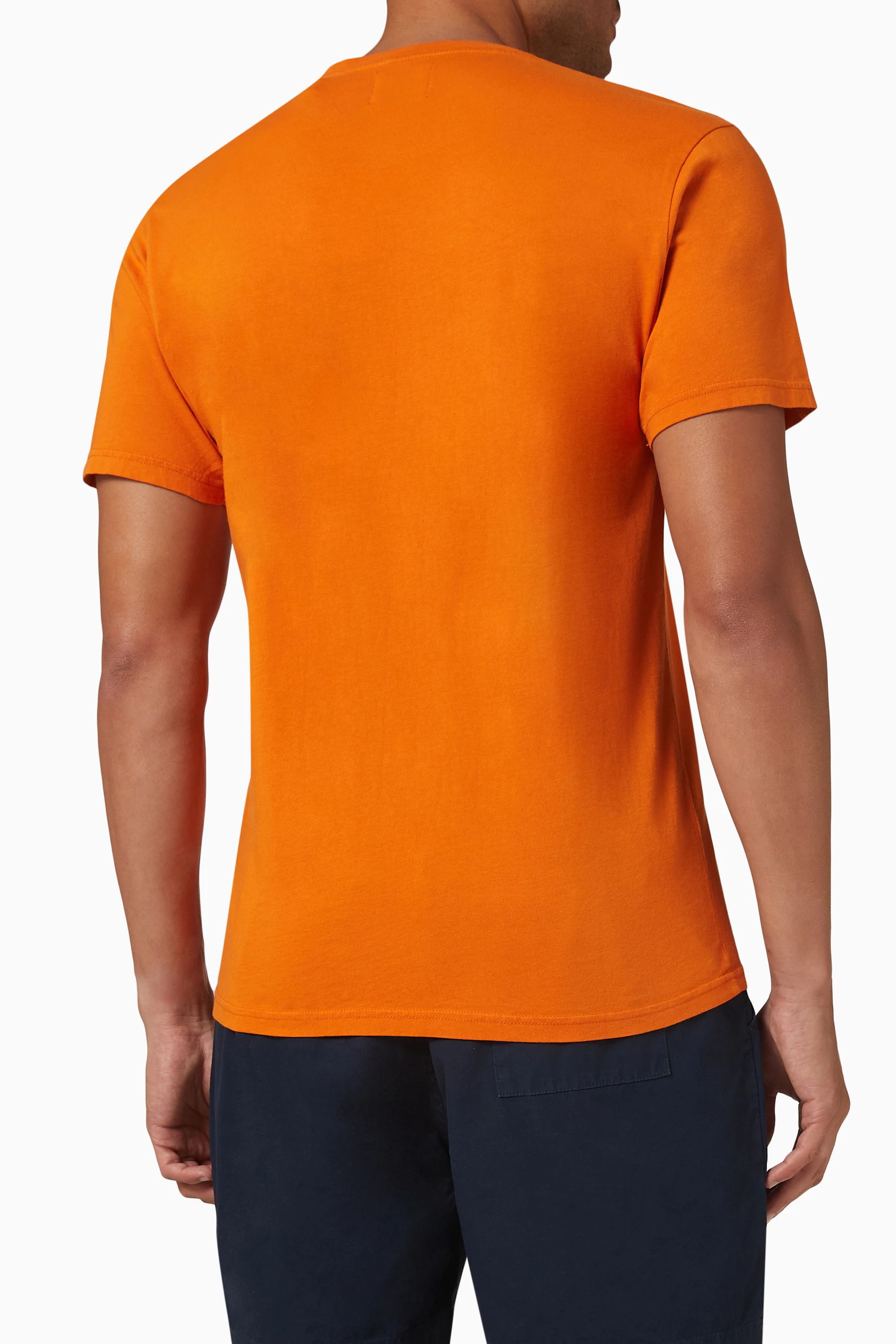 Orange colour on sale t shirt