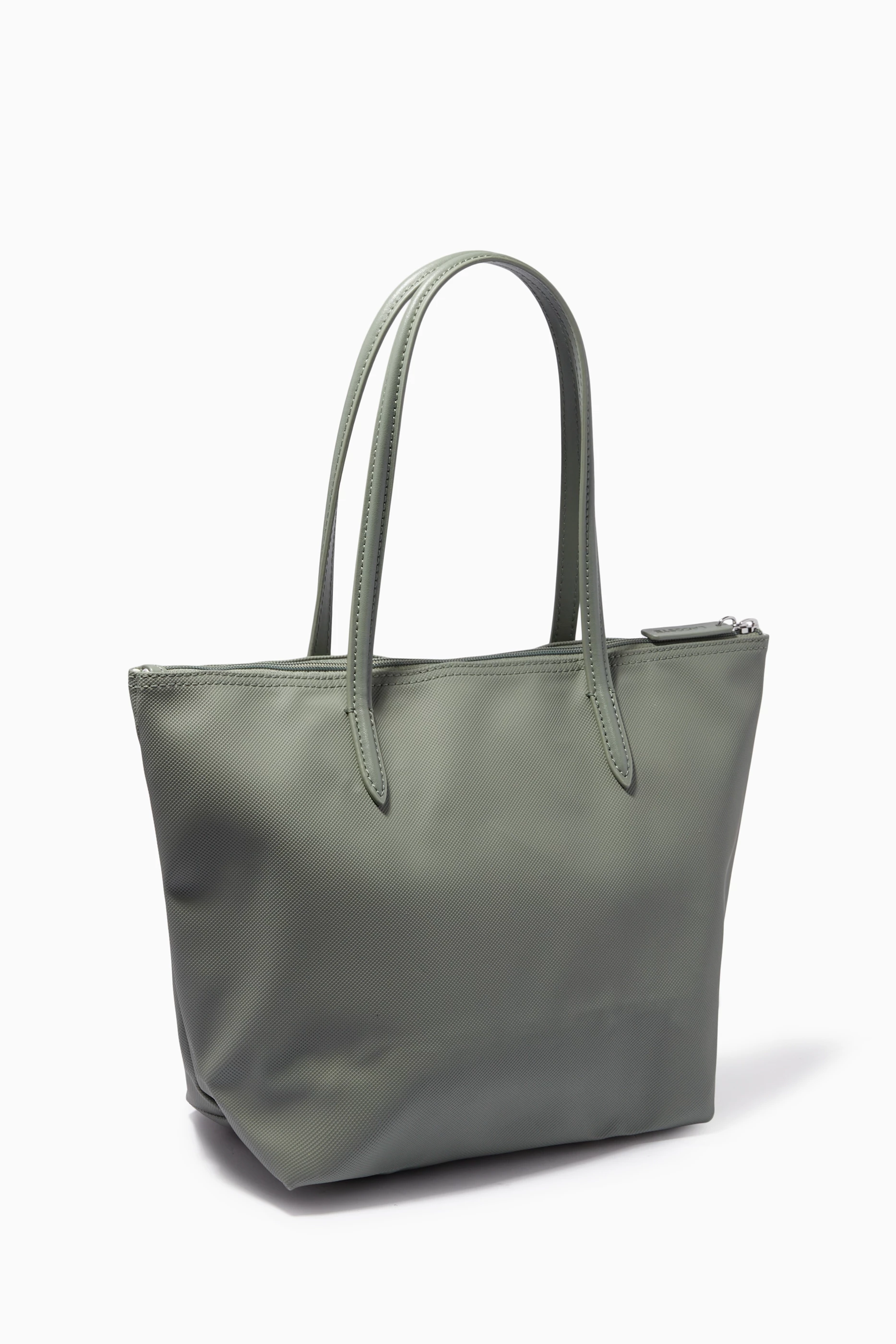 Lacoste concept small top zip tote bag
