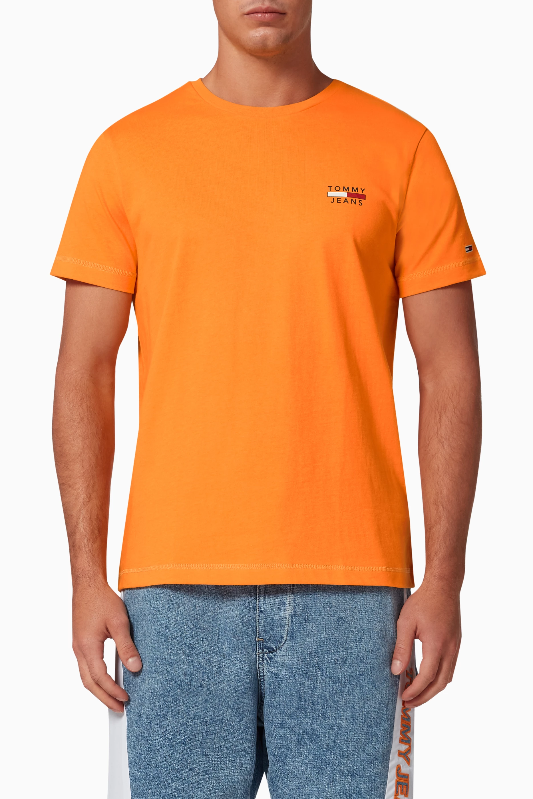 Orange tommy jeans t shirt 2025