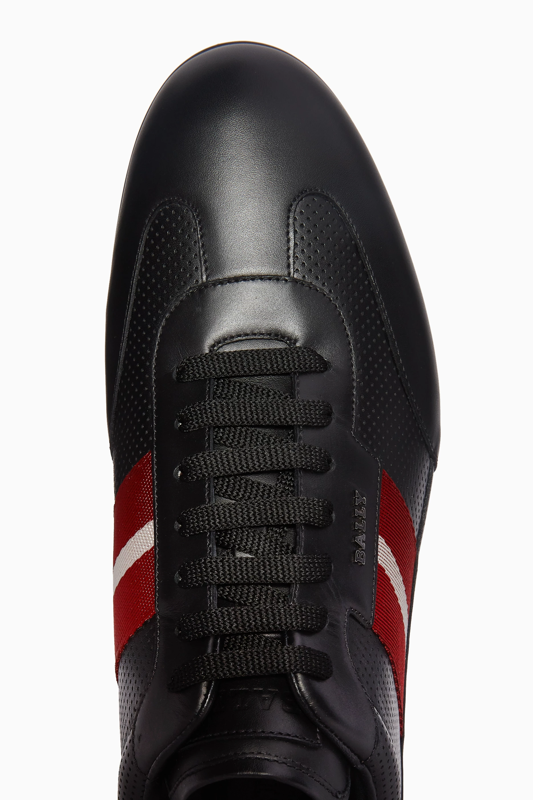 Buy Bally Black Haldin Sneakers in Leather for Men in UAE Ounass