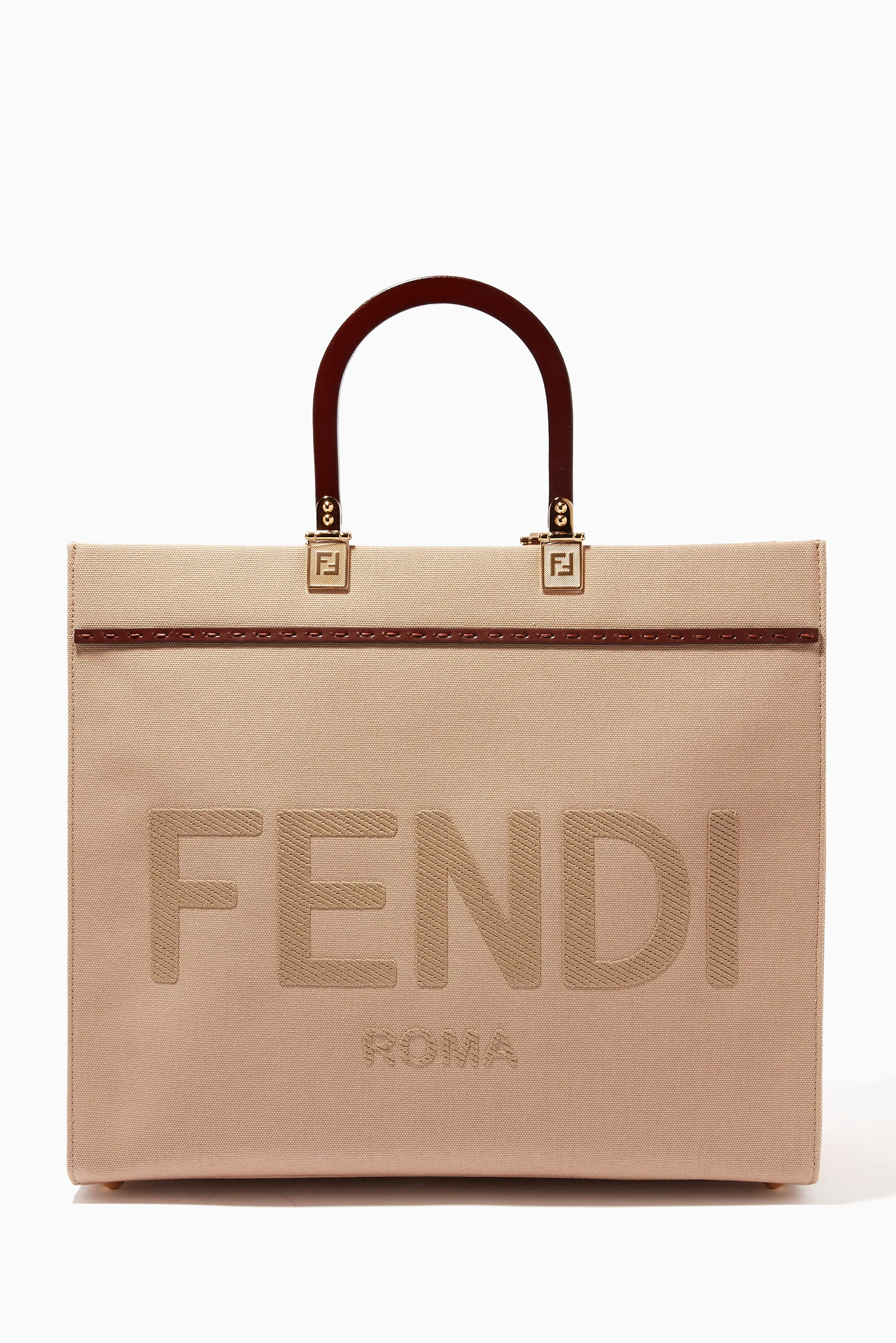 Fendi tote canvas online