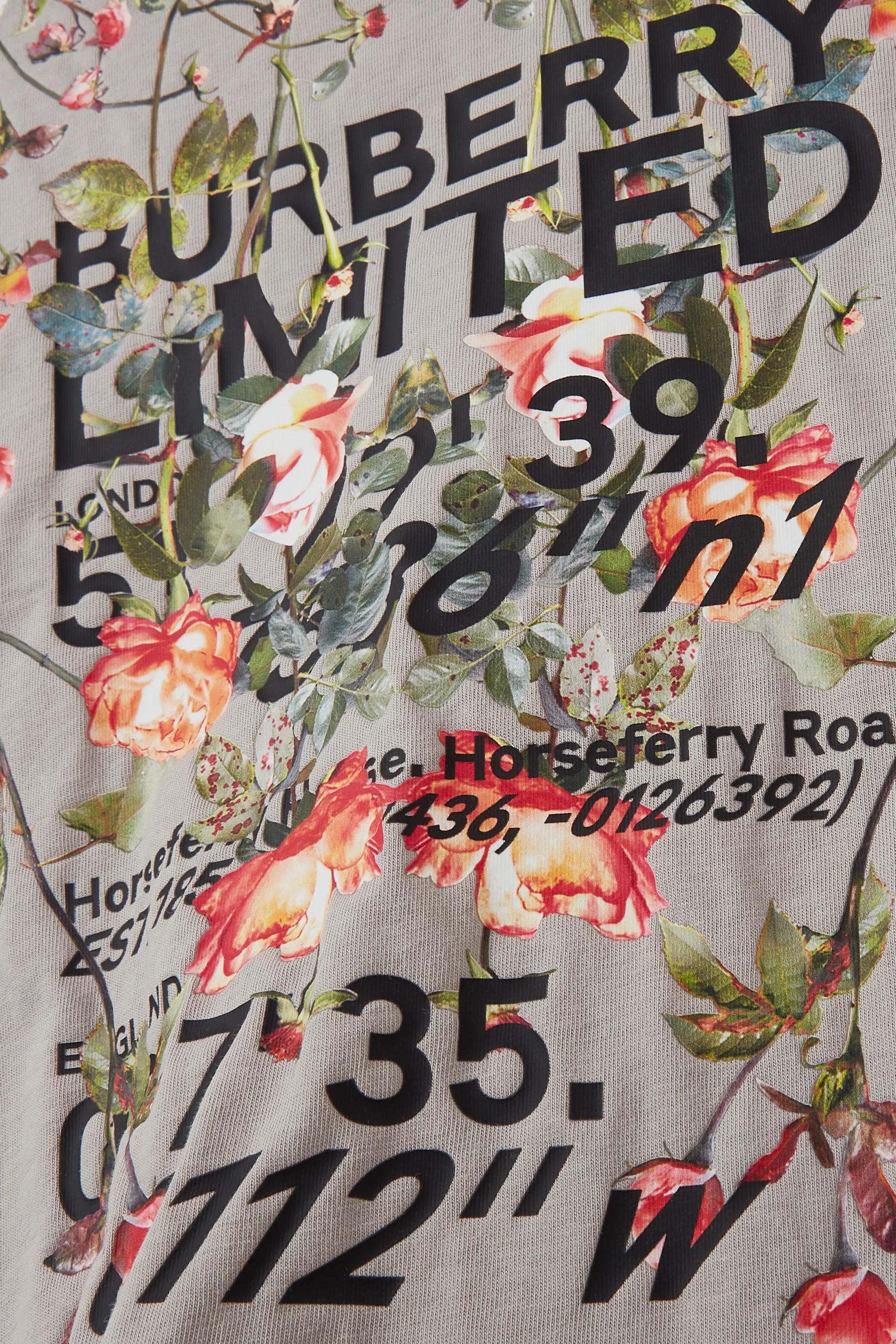 Burberry graffiti t shirt store