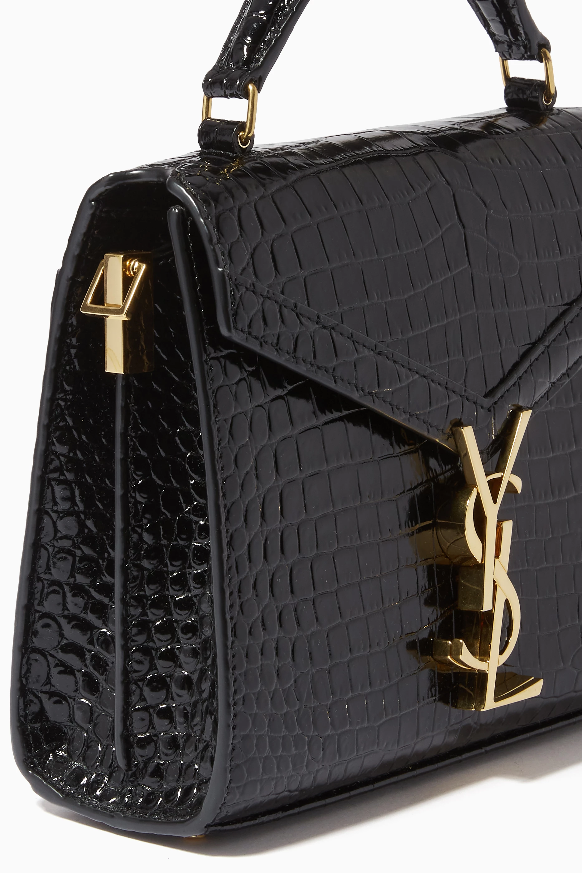 Saint laurent hotsell cassandra croc