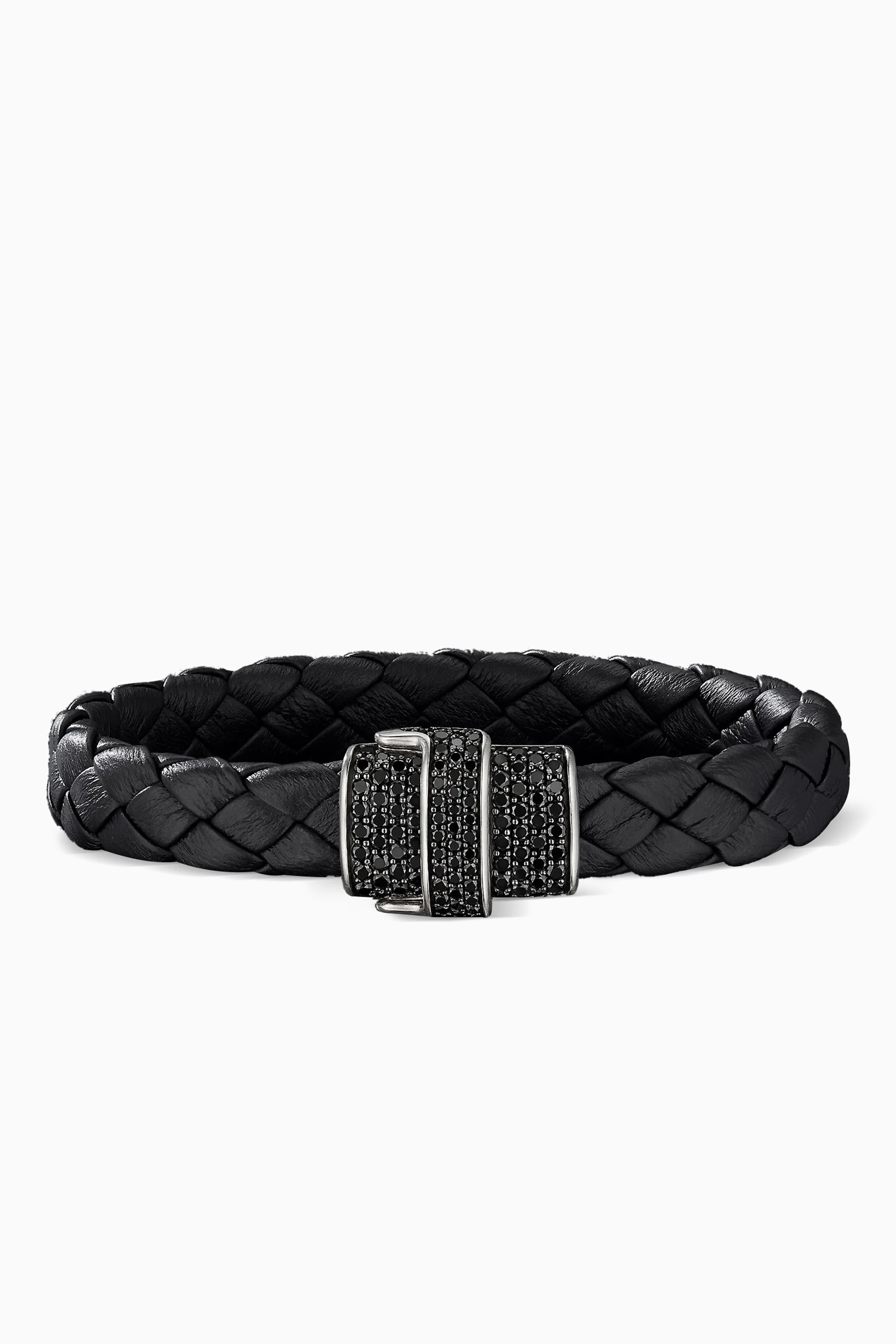 Diamond shop leather bracelet