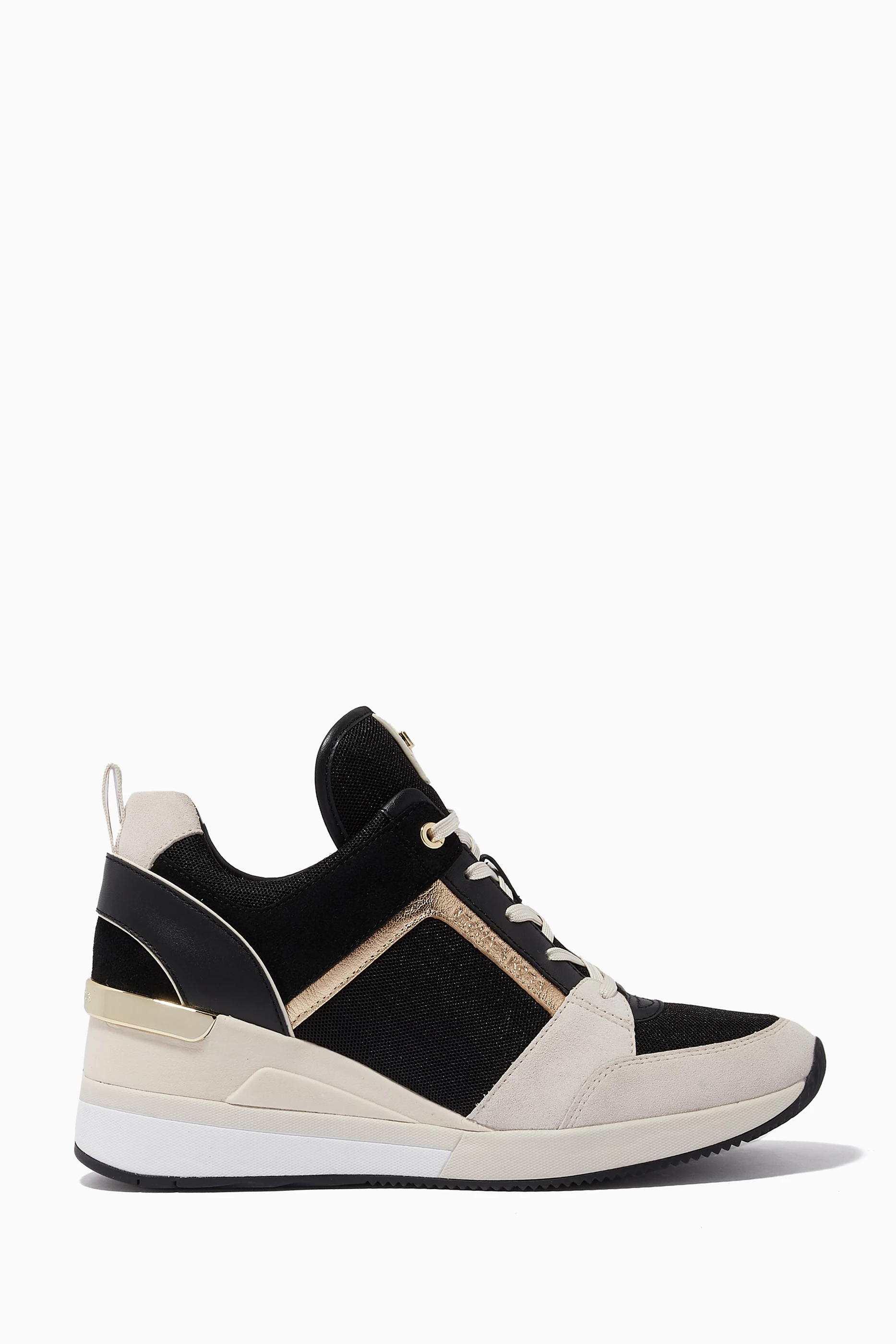 Georgie canvas clearance and suede sneaker