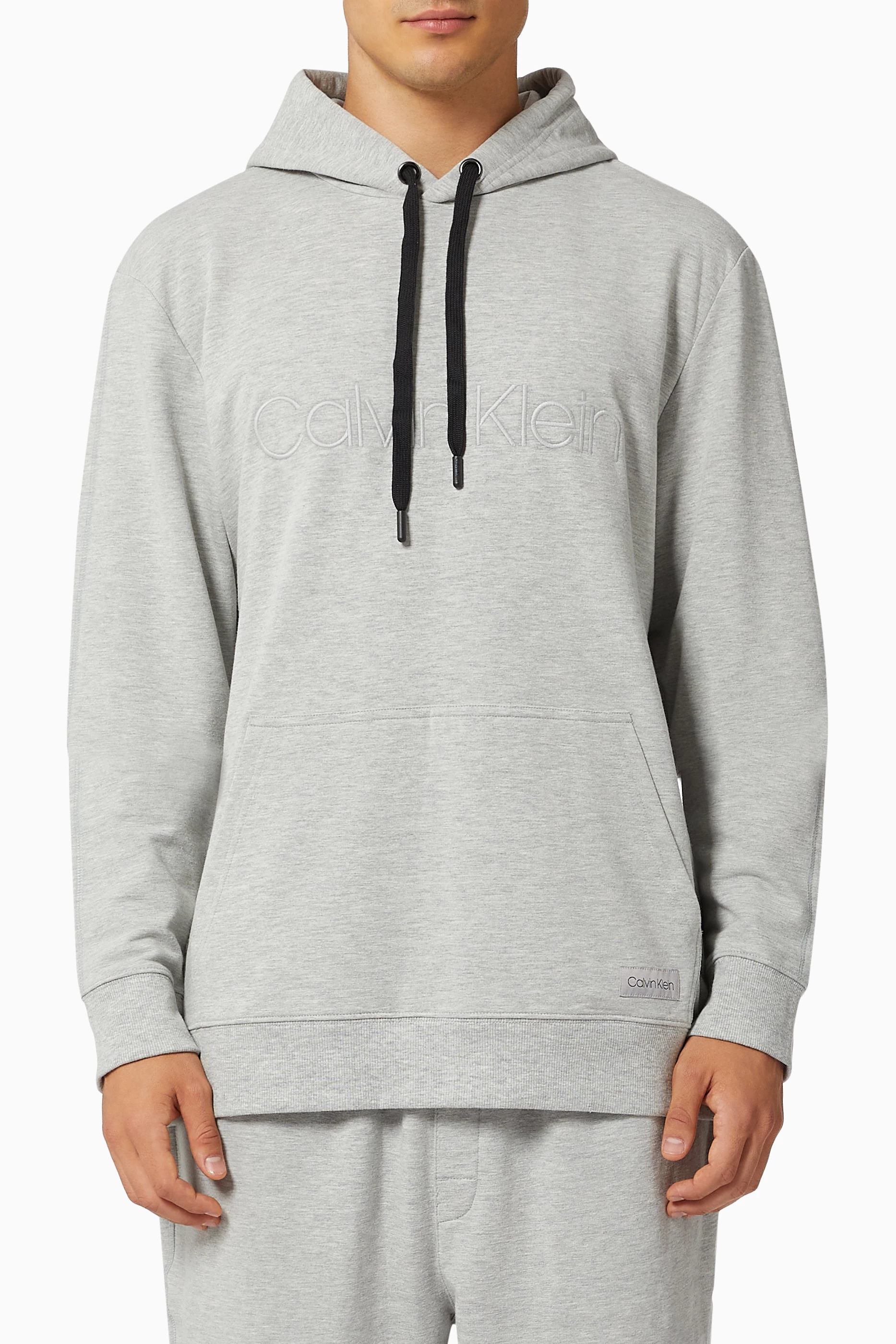Grey calvin shop klein hoodie