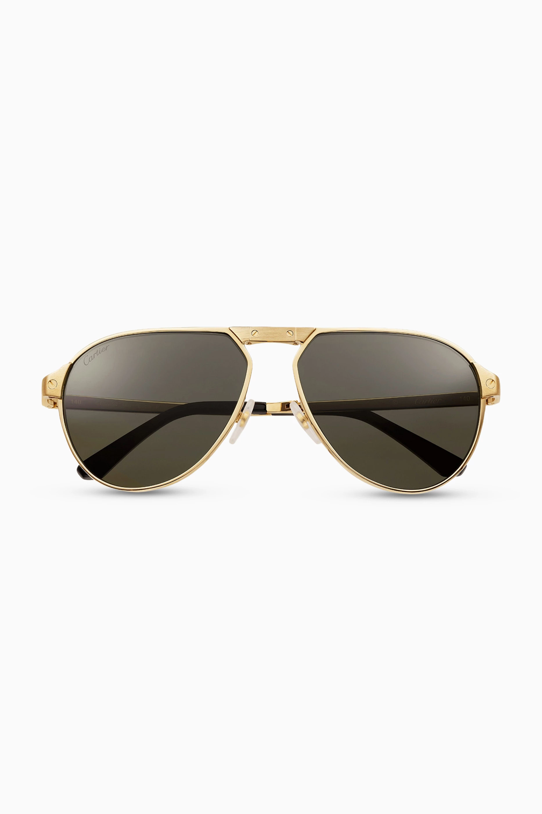 Cartier aviator sunglasses gold deals