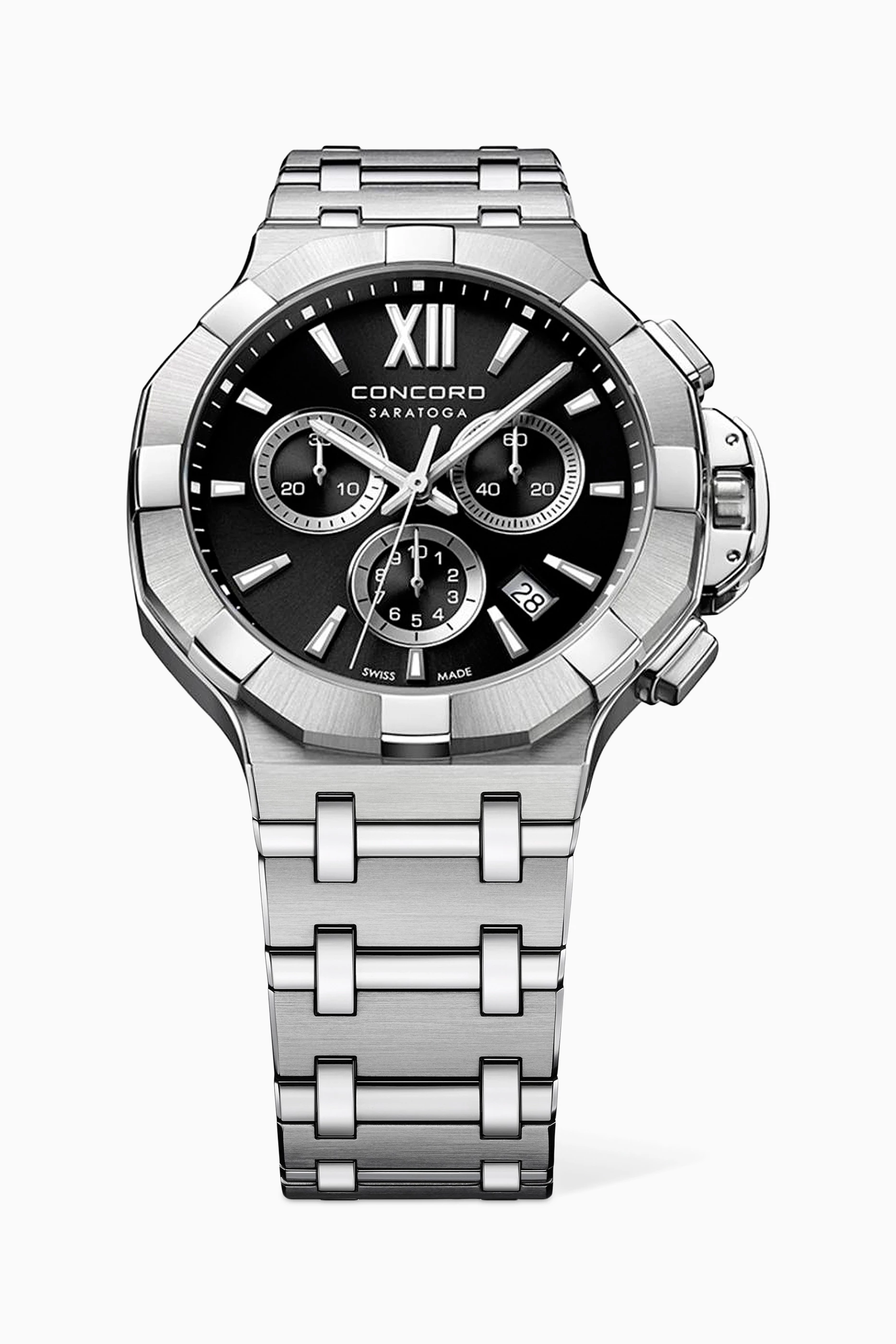 Buy Concord Silver Saratoga Chronograph Watch for Men in UAE Ounass