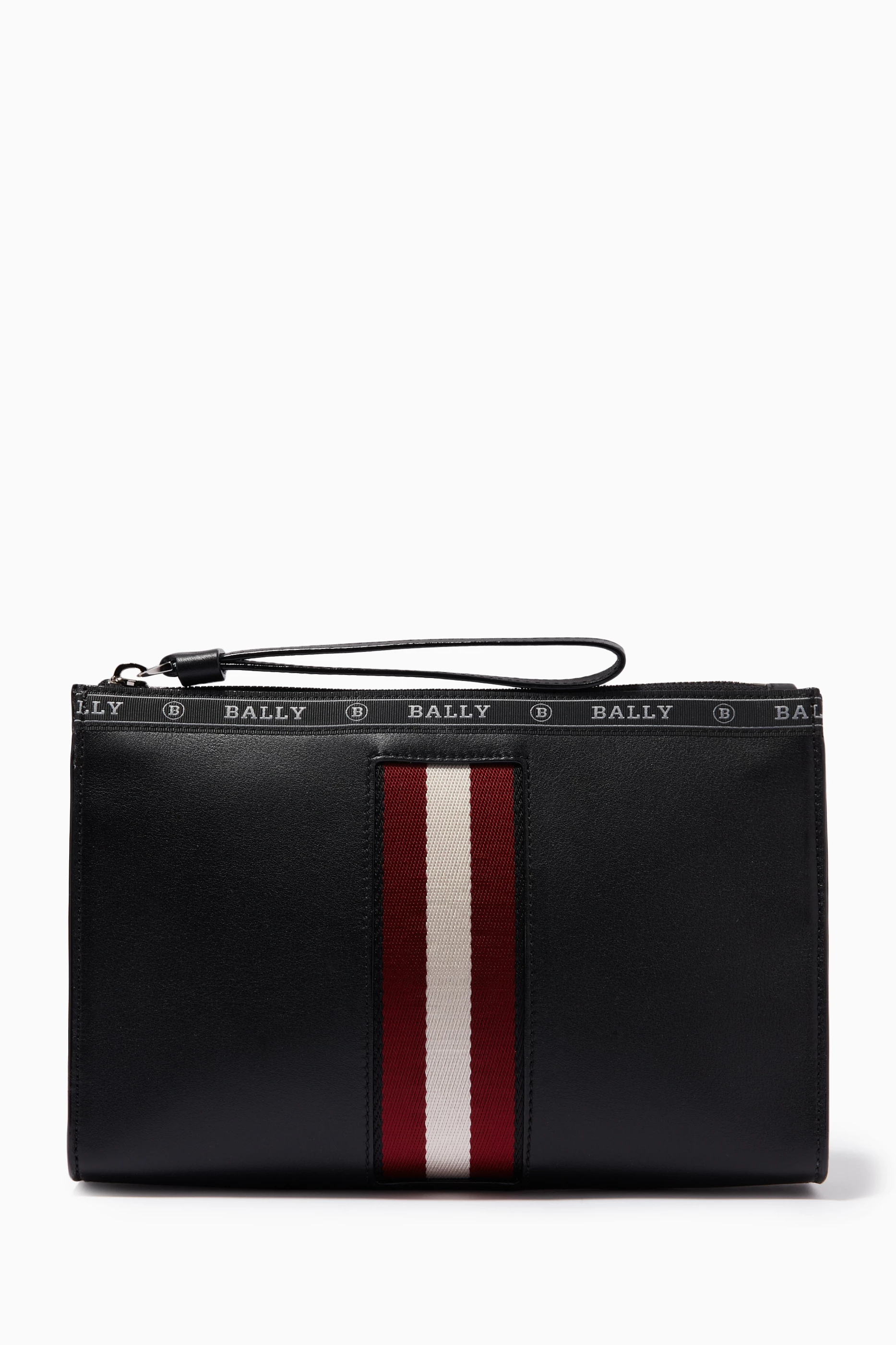 Bally men's clearance leather clutch bag