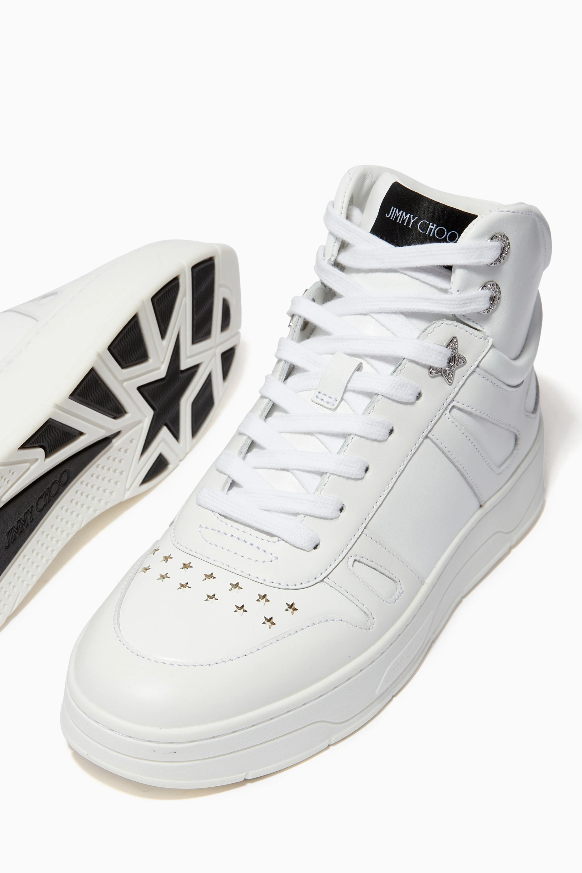 White hi top shoes sale