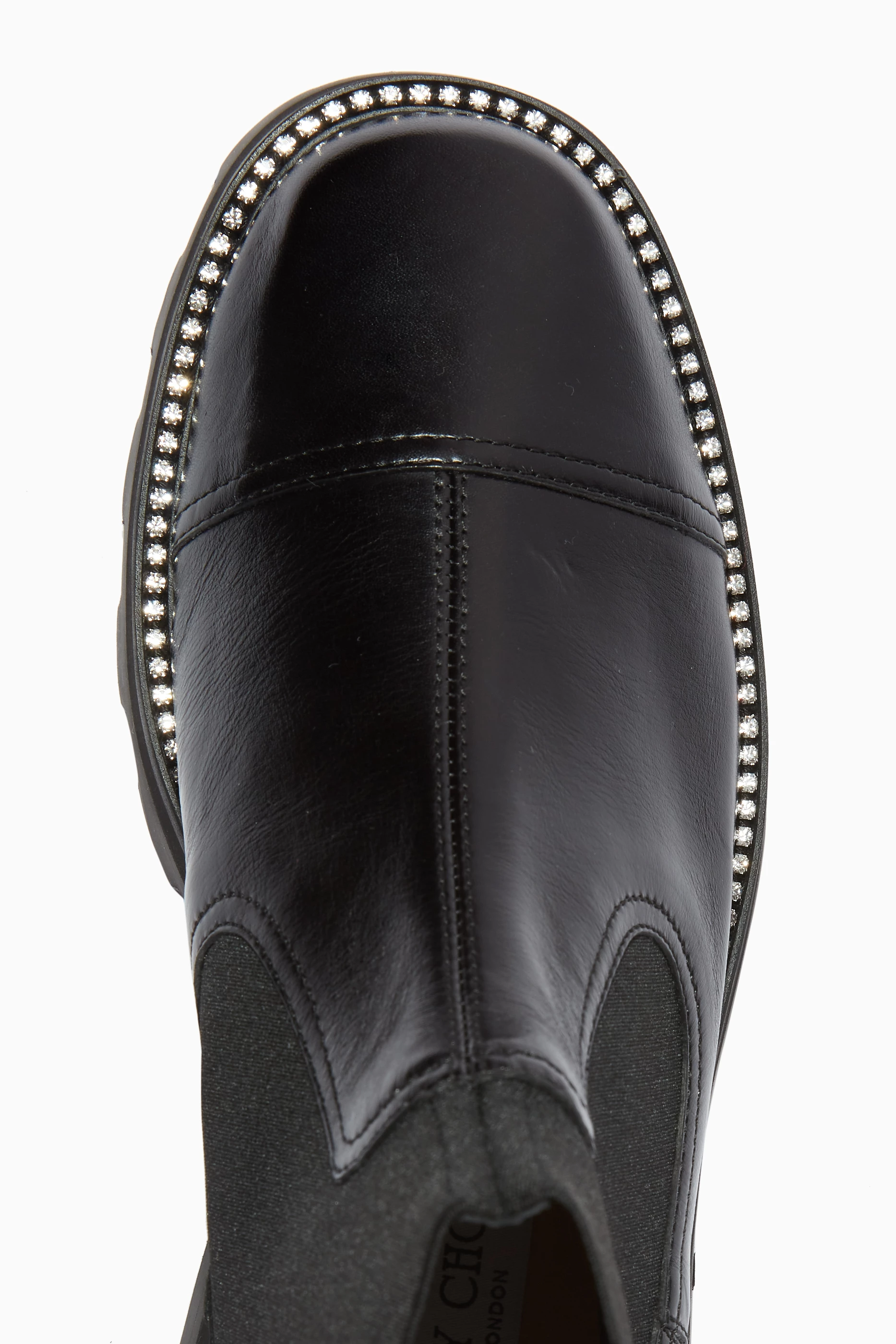 Raid apple black studded chelsea boots store