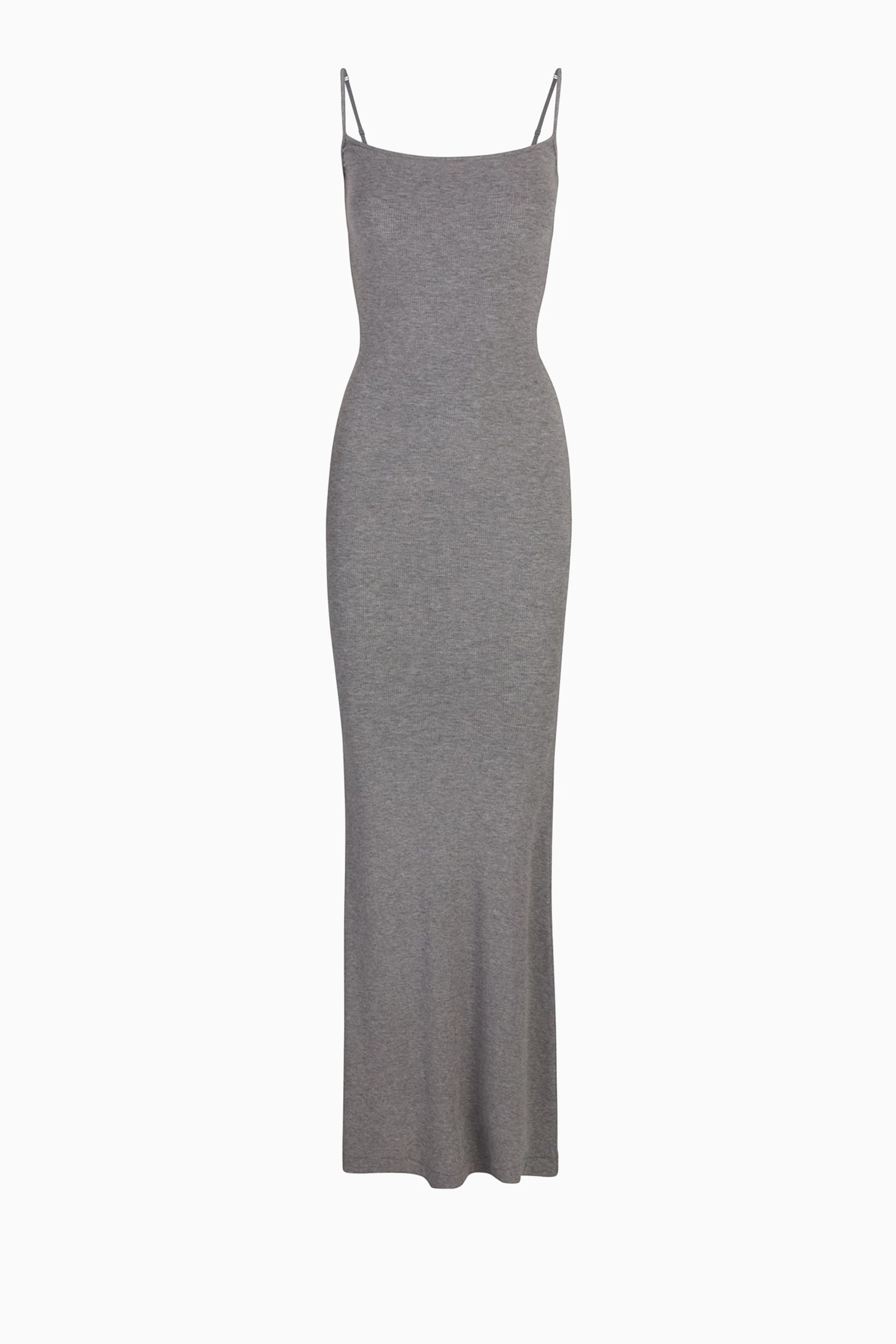 Buy SKIMS Grey Soft Lounge Long Slip Dress for Women in UAE