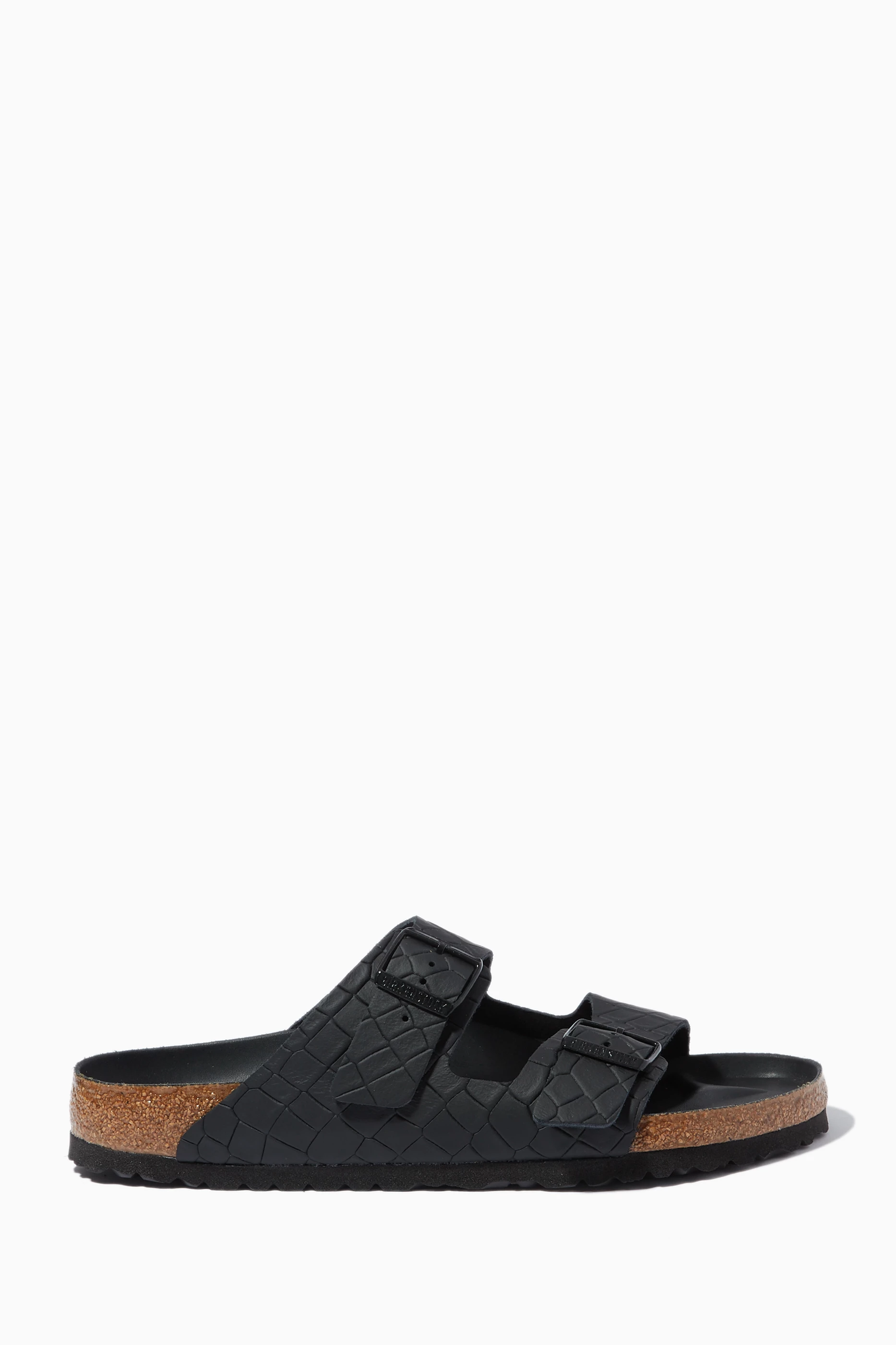 Birkenstock arizona best sale black leopard