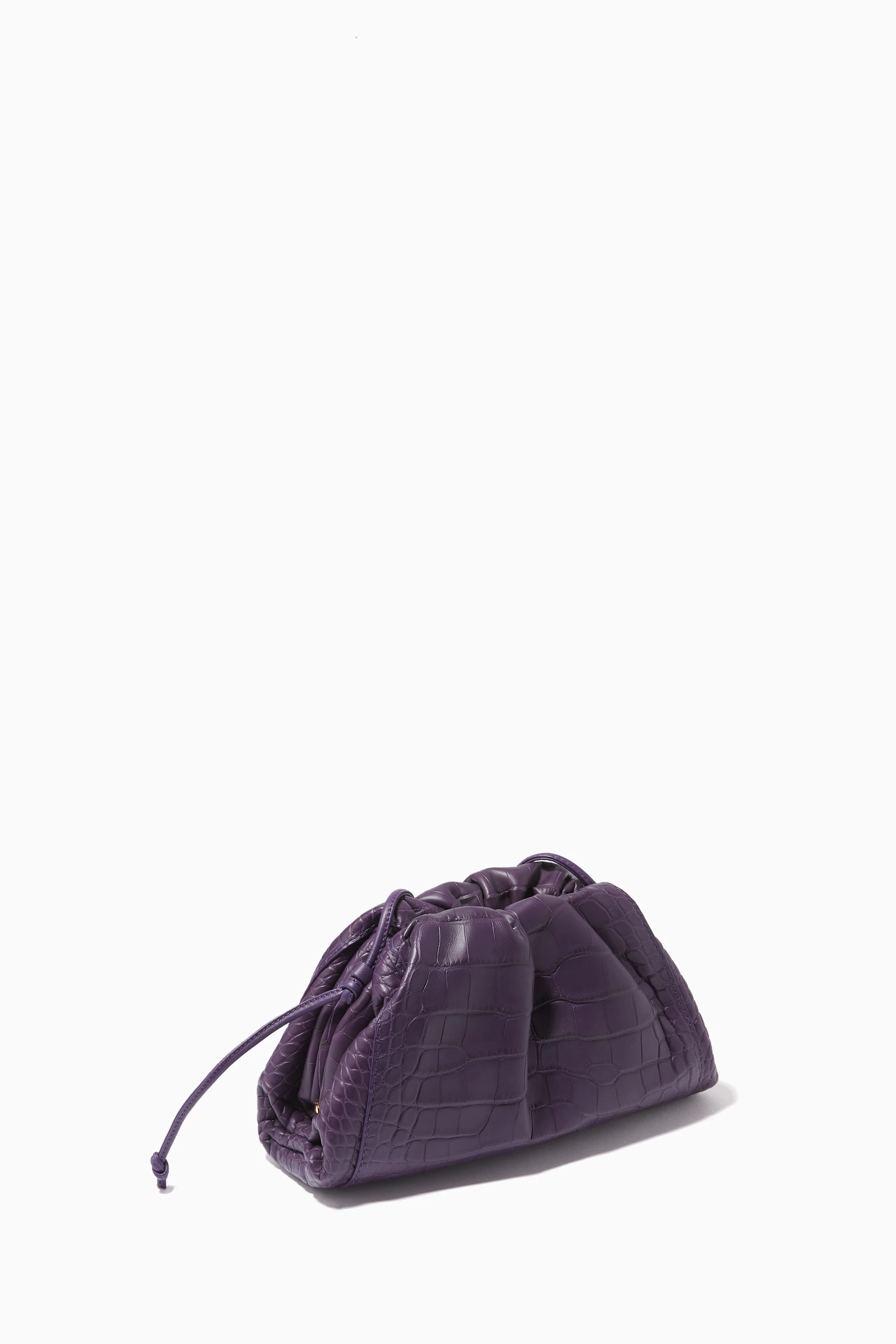 Purple Bottega Veneta Intrecciato The Mini Pouch Crossoutdoor Bag