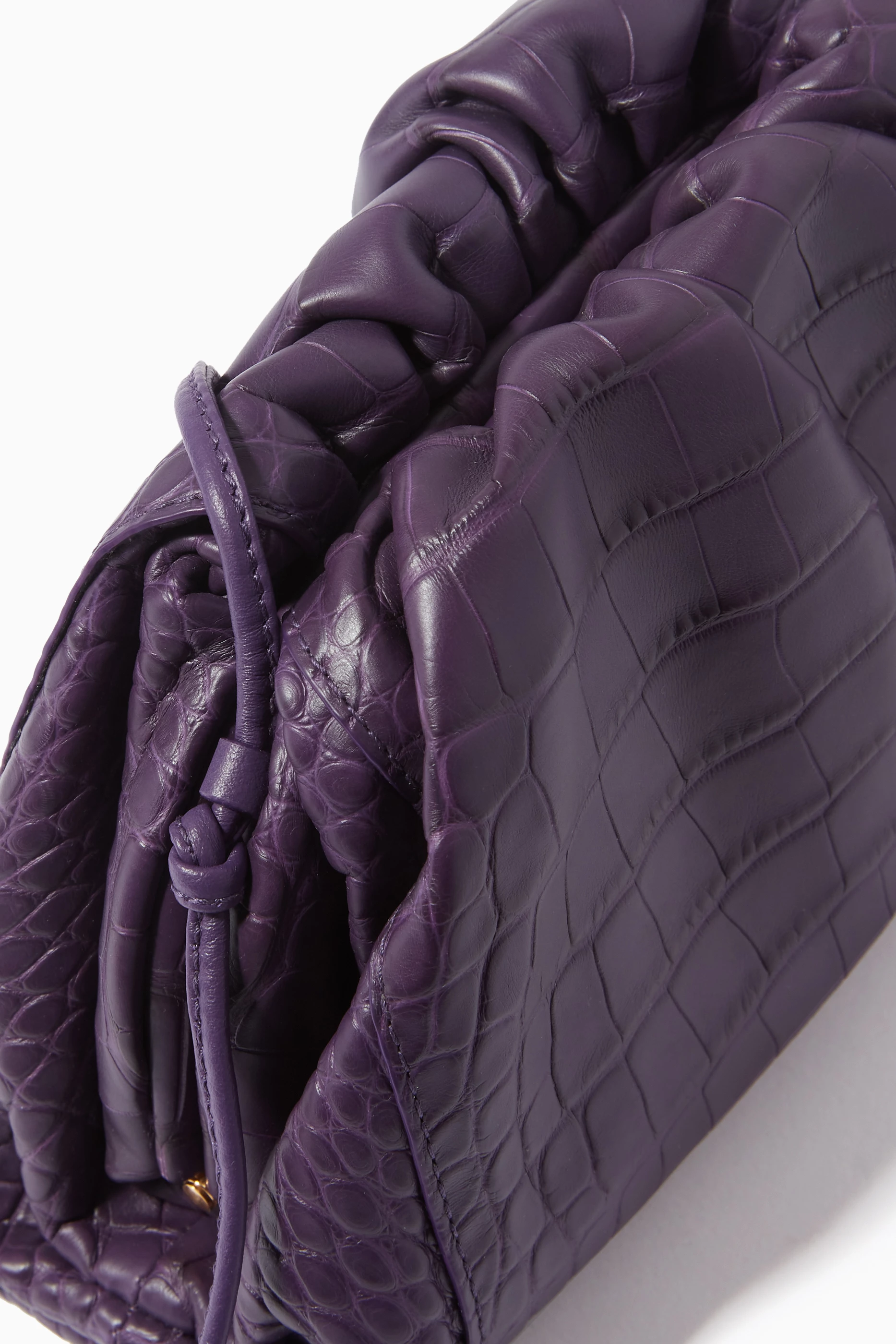 Purple Bottega Veneta Intrecciato The Mini Pouch Crossoutdoor Bag