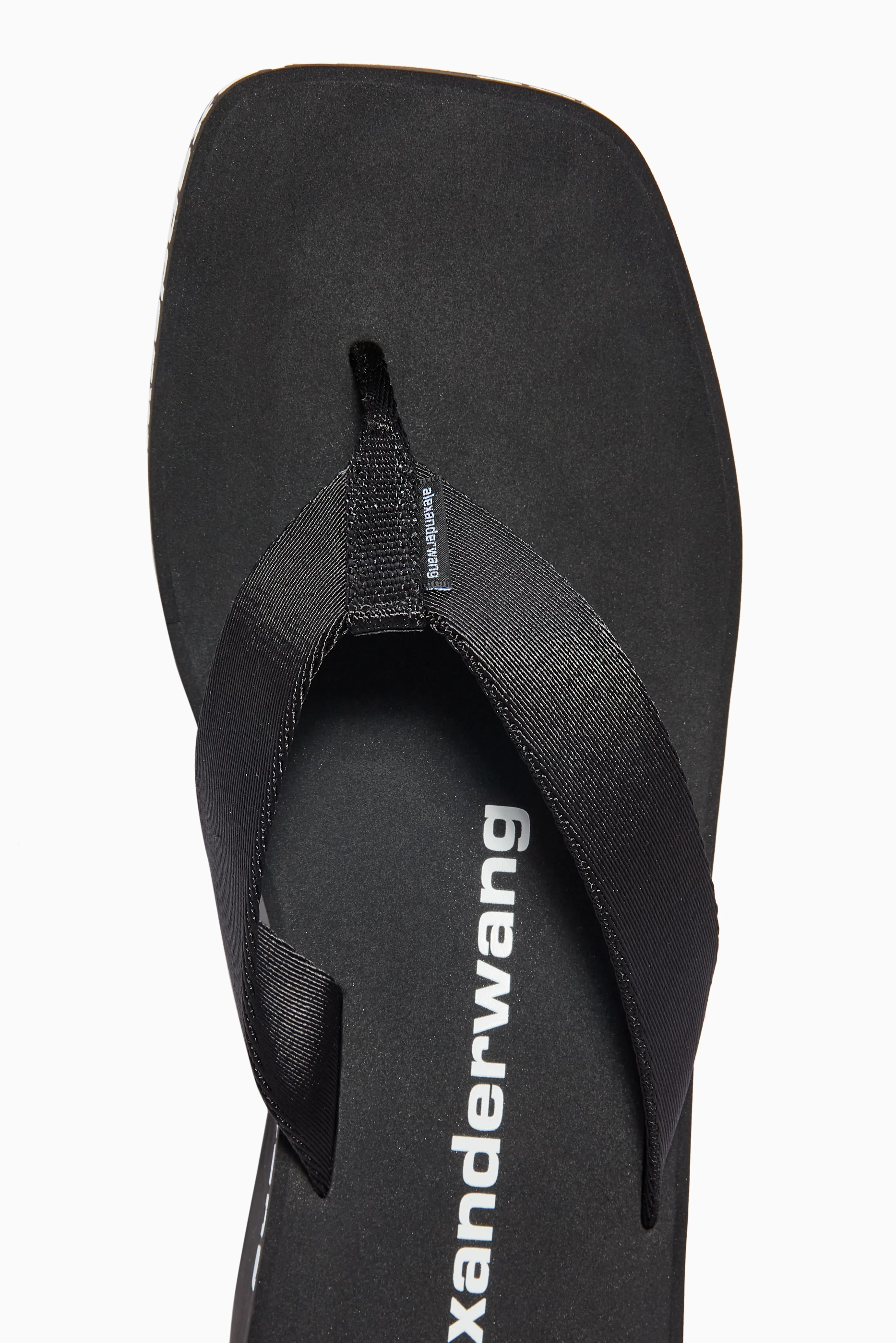 Alexander Wang AW wedge flip flops for Women - Black in UAE