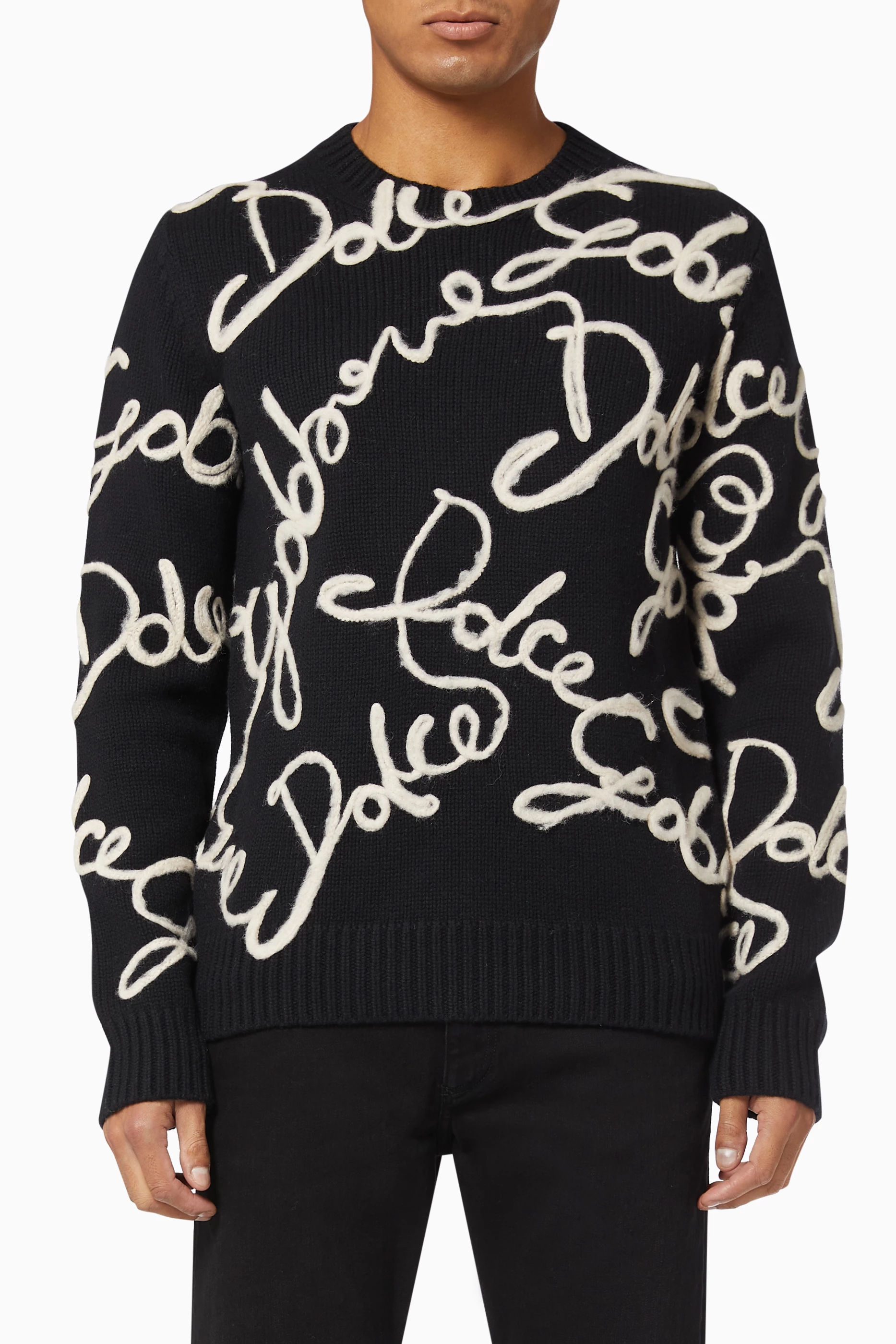 Buy Dolce Gabbana Black Sweater with