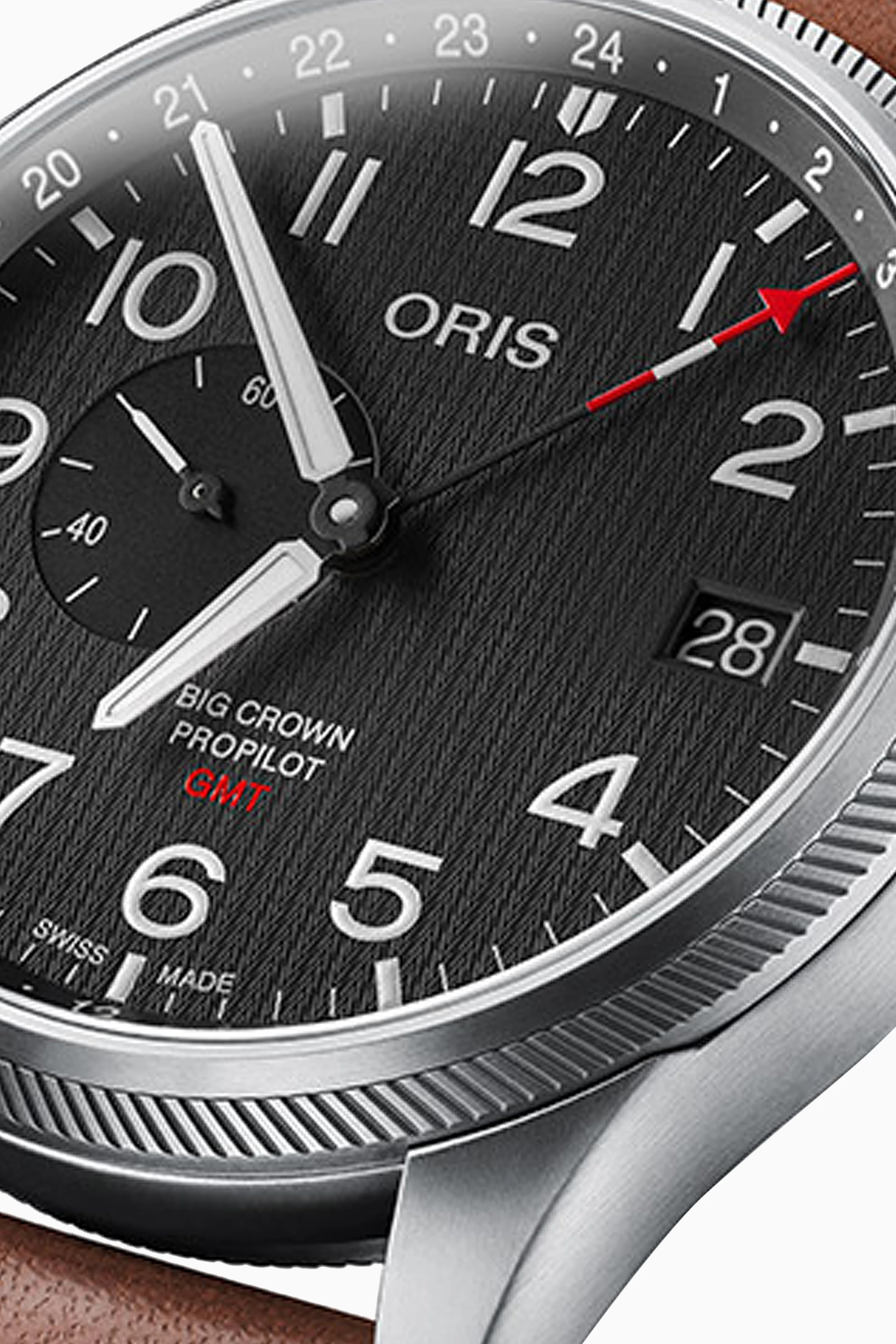 Buy Oris Black Big Crown ProPilot Automatic Watch 45mm for Men in
