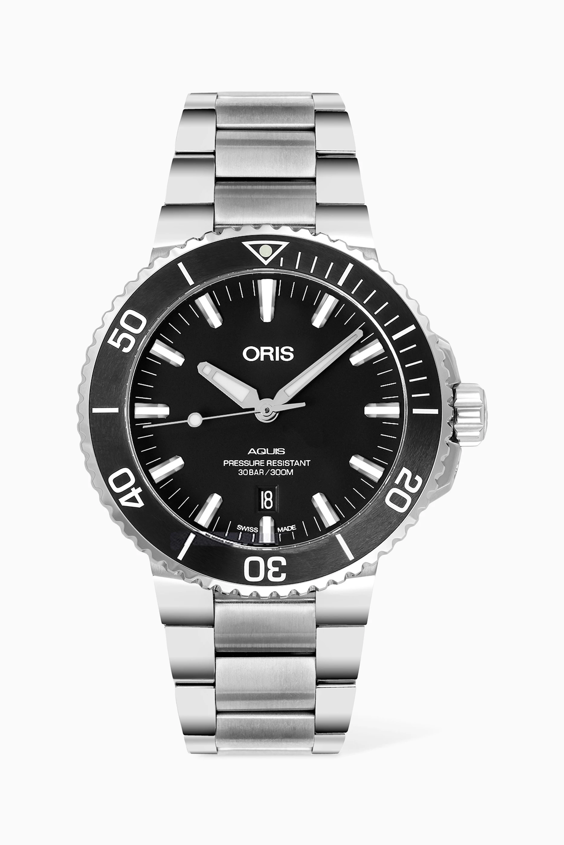 Buy Oris Black Aquis Automatic Watch 43.5mm for Men in UAE Ounass