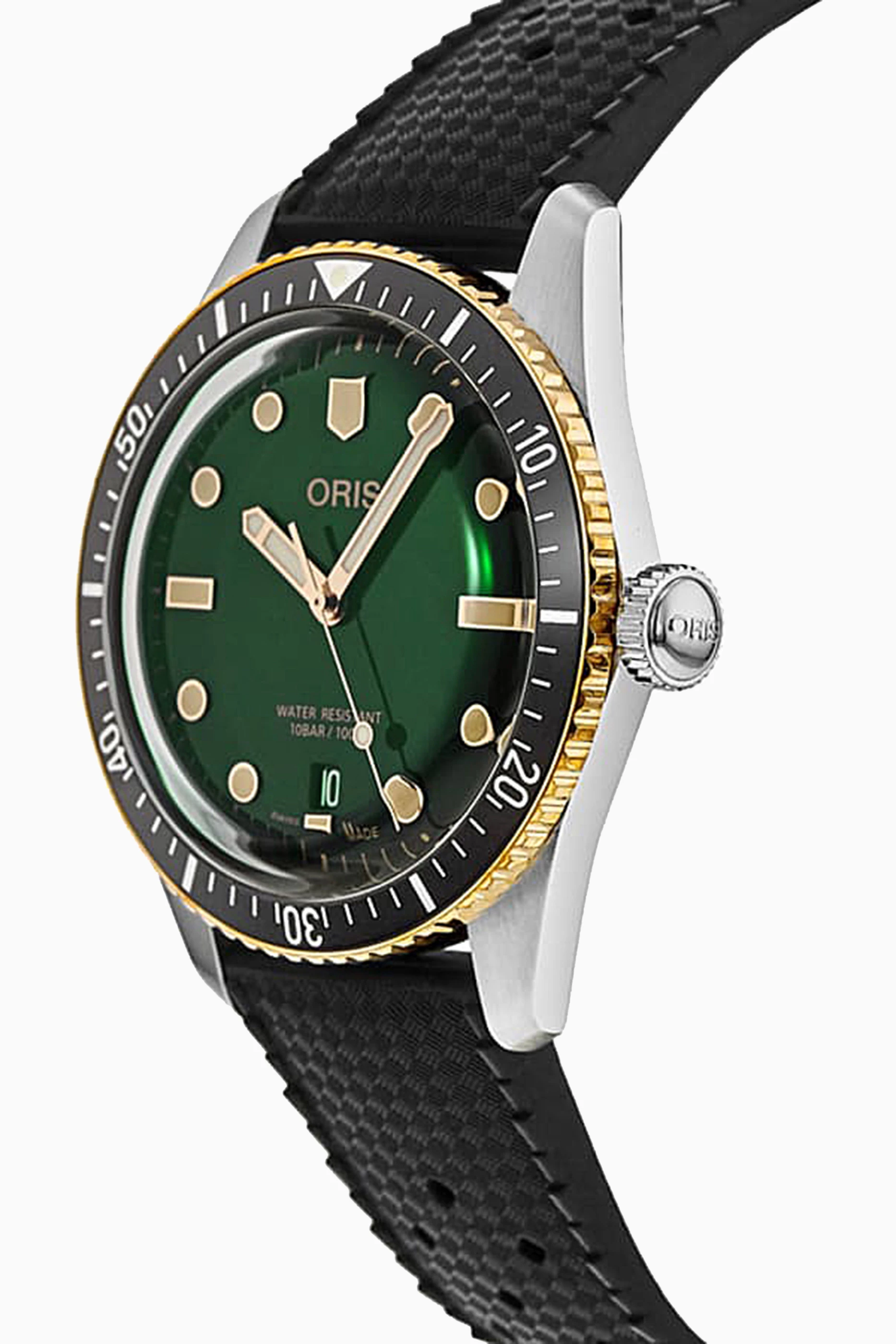 Buy Oris Green Divers Sixty Five Automatic Watch 40mm for Men in