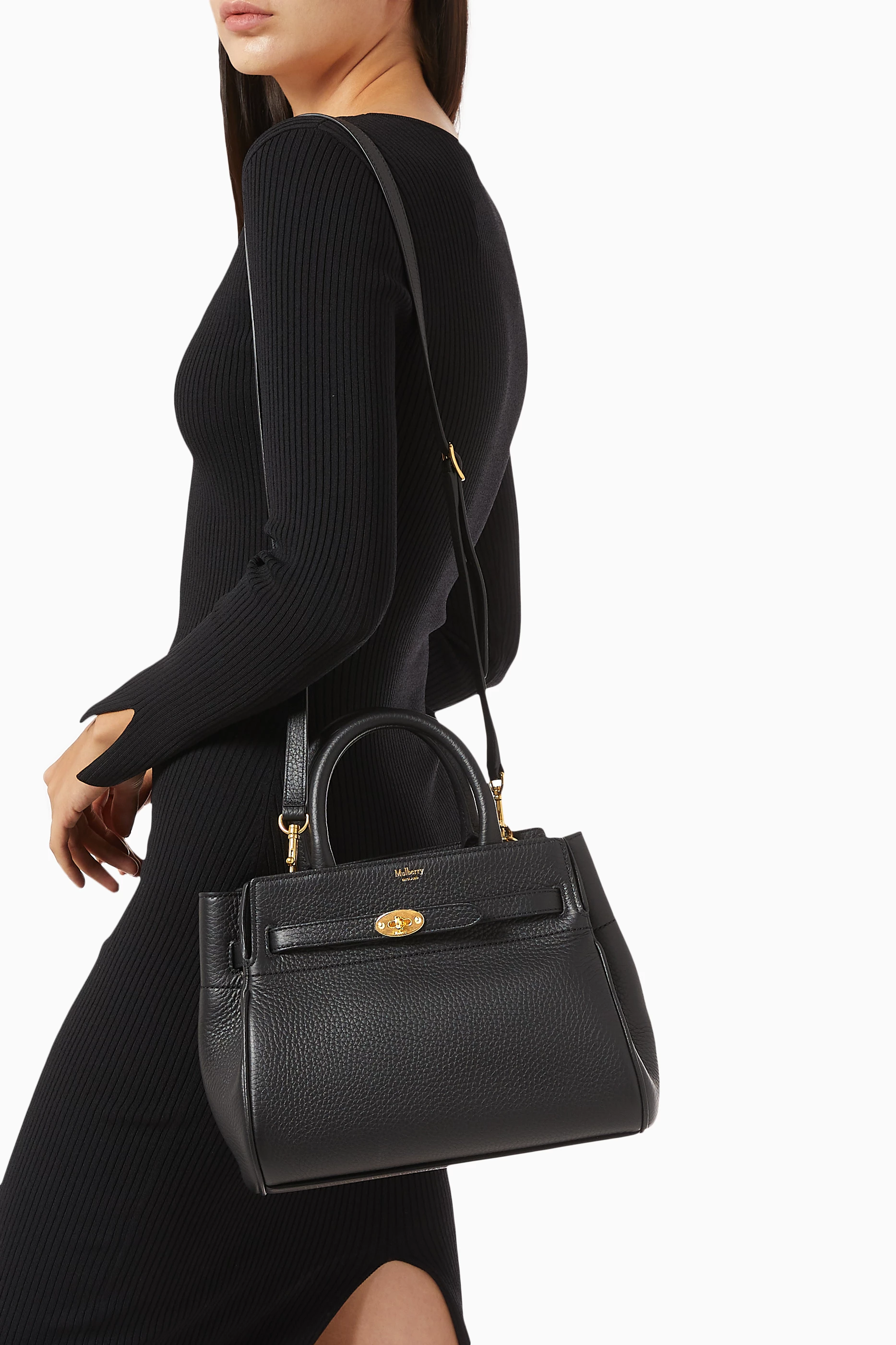 Mulberry belted bayswater black best sale
