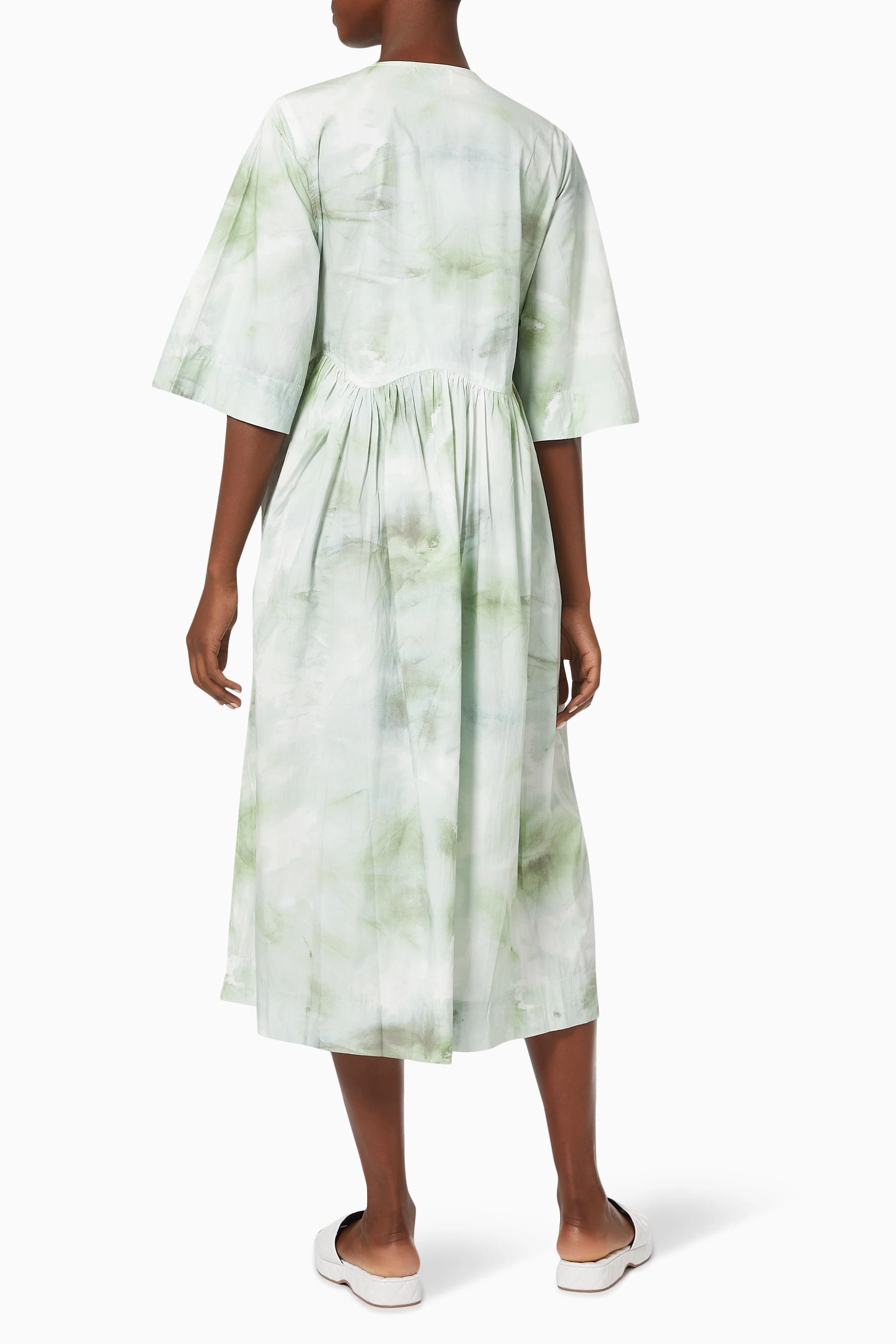 Ganni senna jacquard dress top